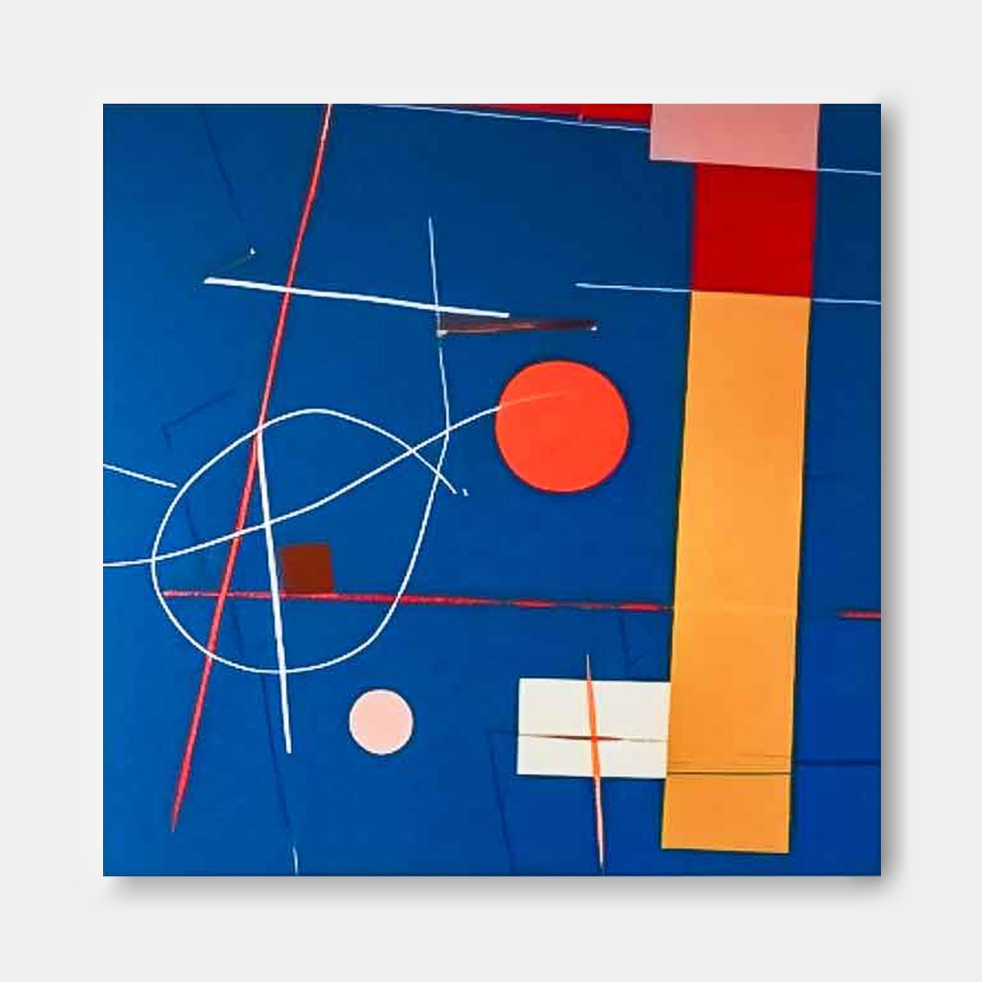 Wall Art Abstract Bauhaus Geometric