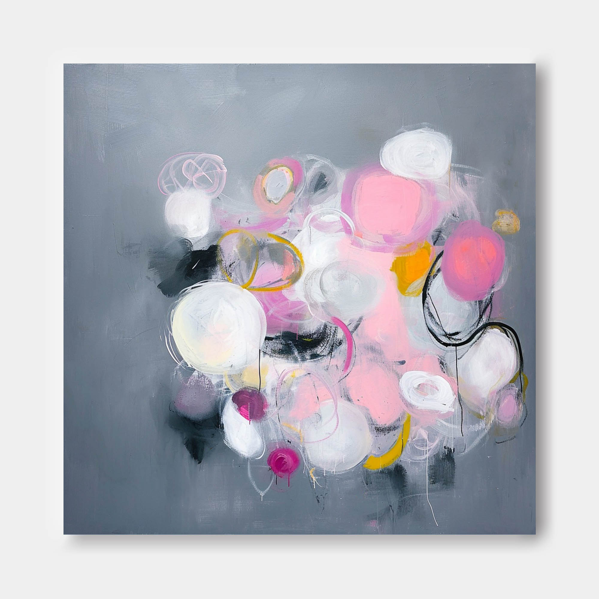 Abstract Canvas Art AB391 - Neutralighting