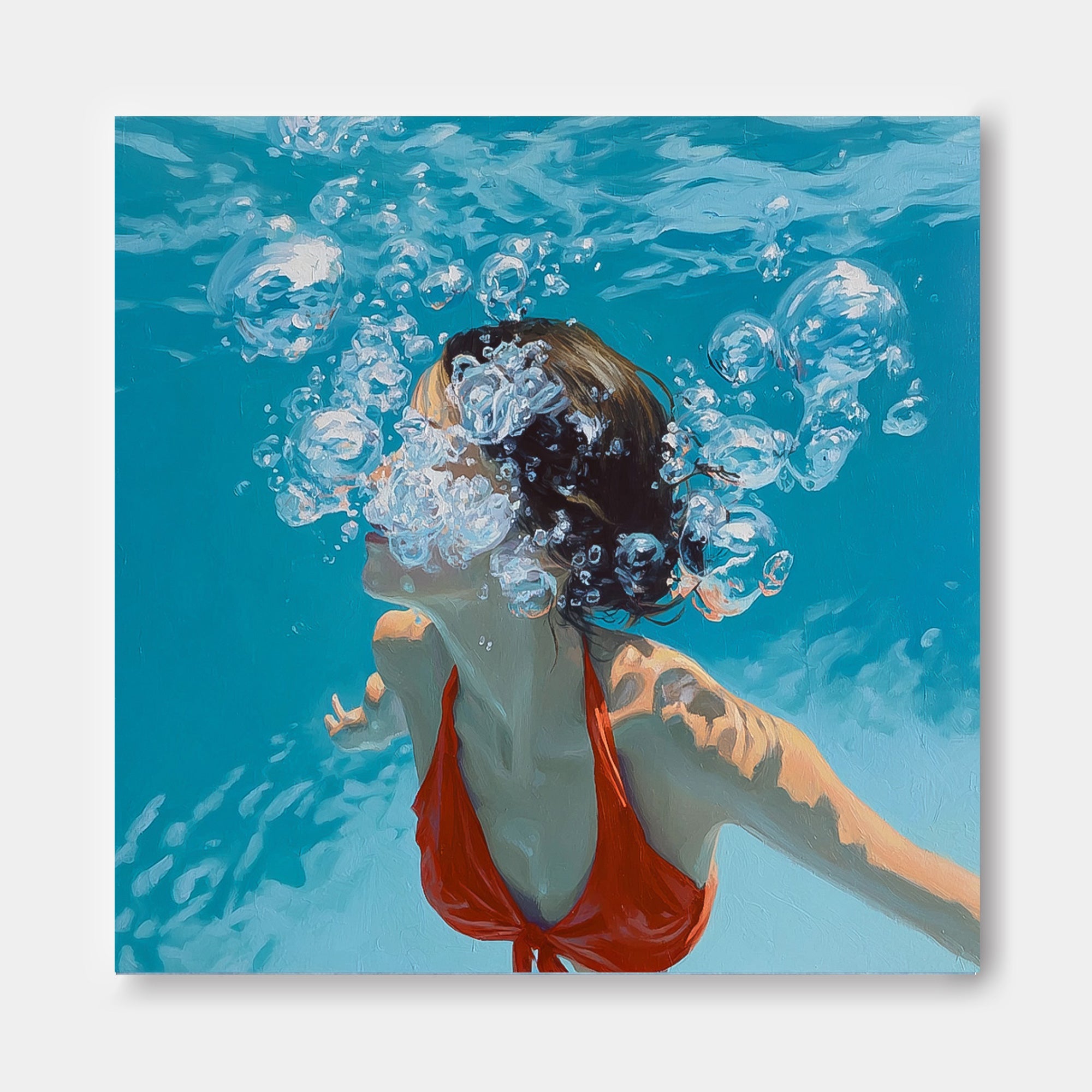 Wall Art People Soft Underwater Aesthetic