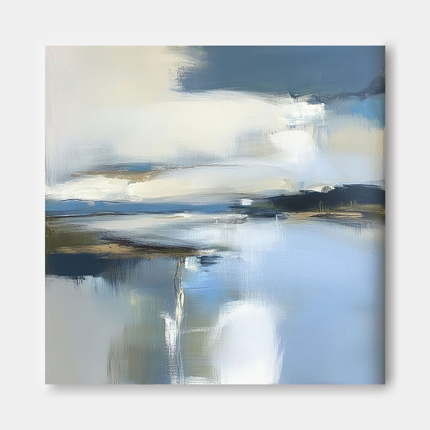 Wall Art Landscape Tranquil Misty Cool Tone