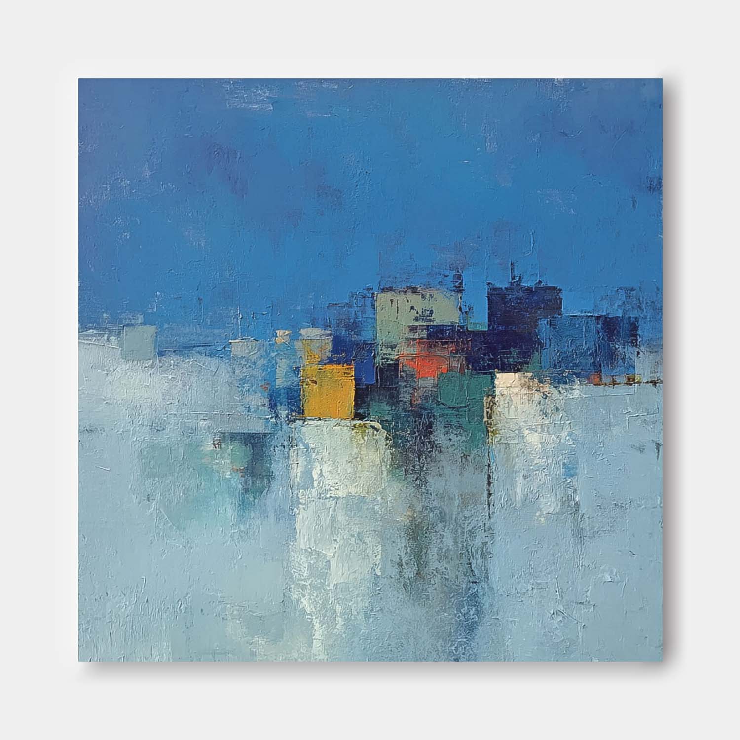 Wall Art Architecture Geometric Water Reflection