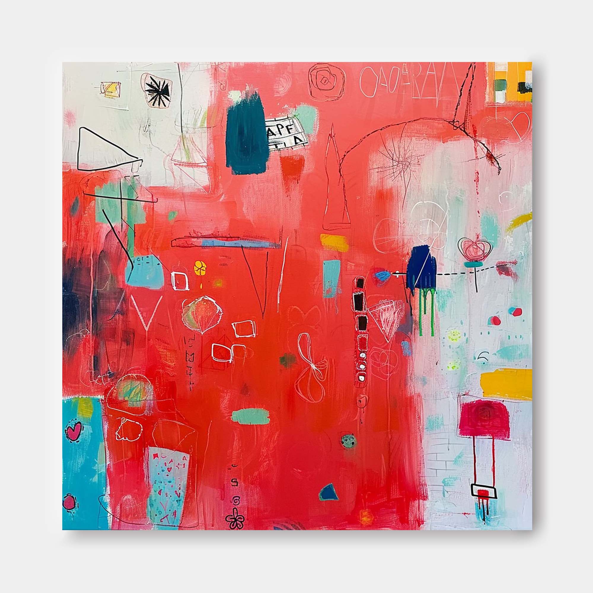 Wall Art Abstract Energetic Quirky Modern