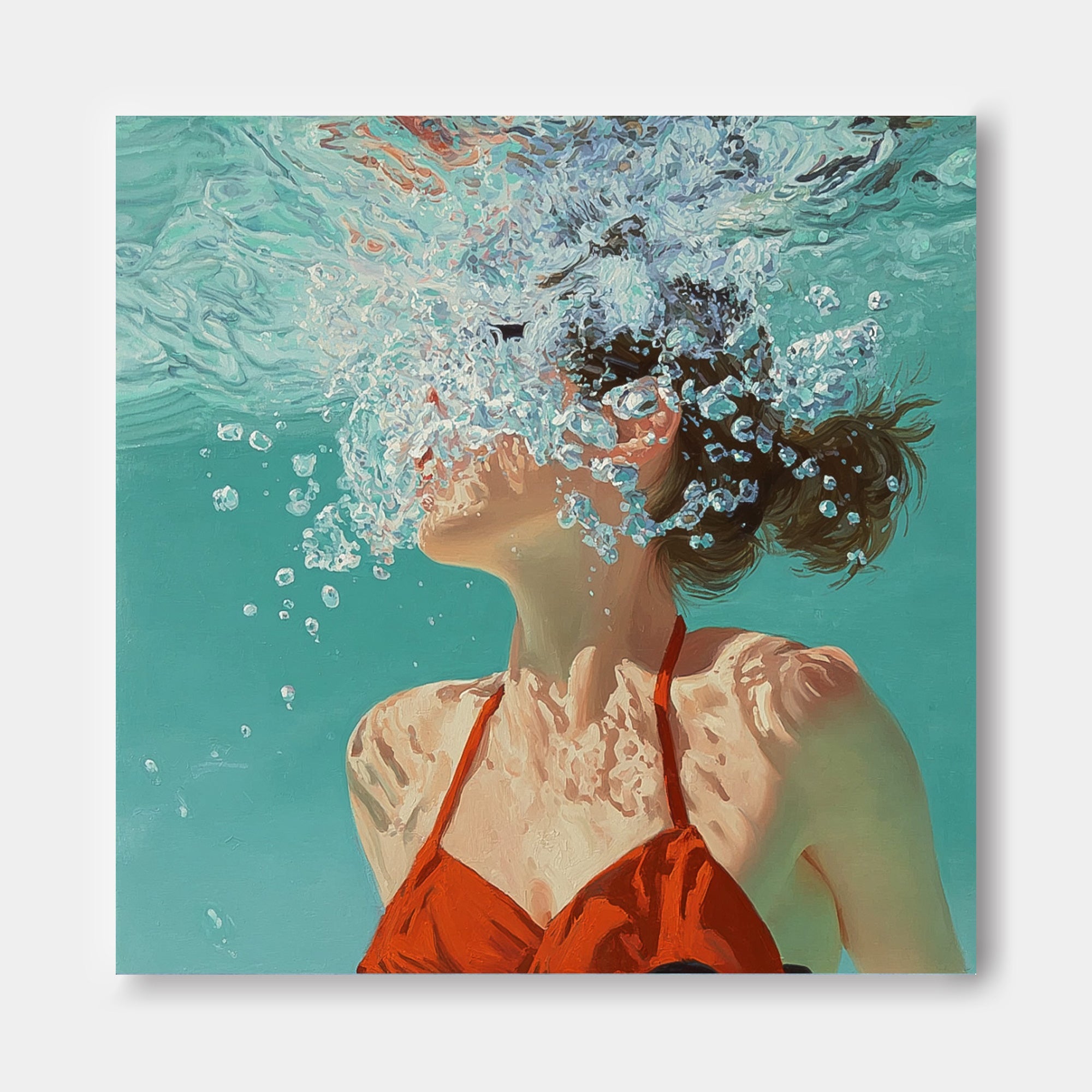 Wall Art People Freeing Energetic Summer