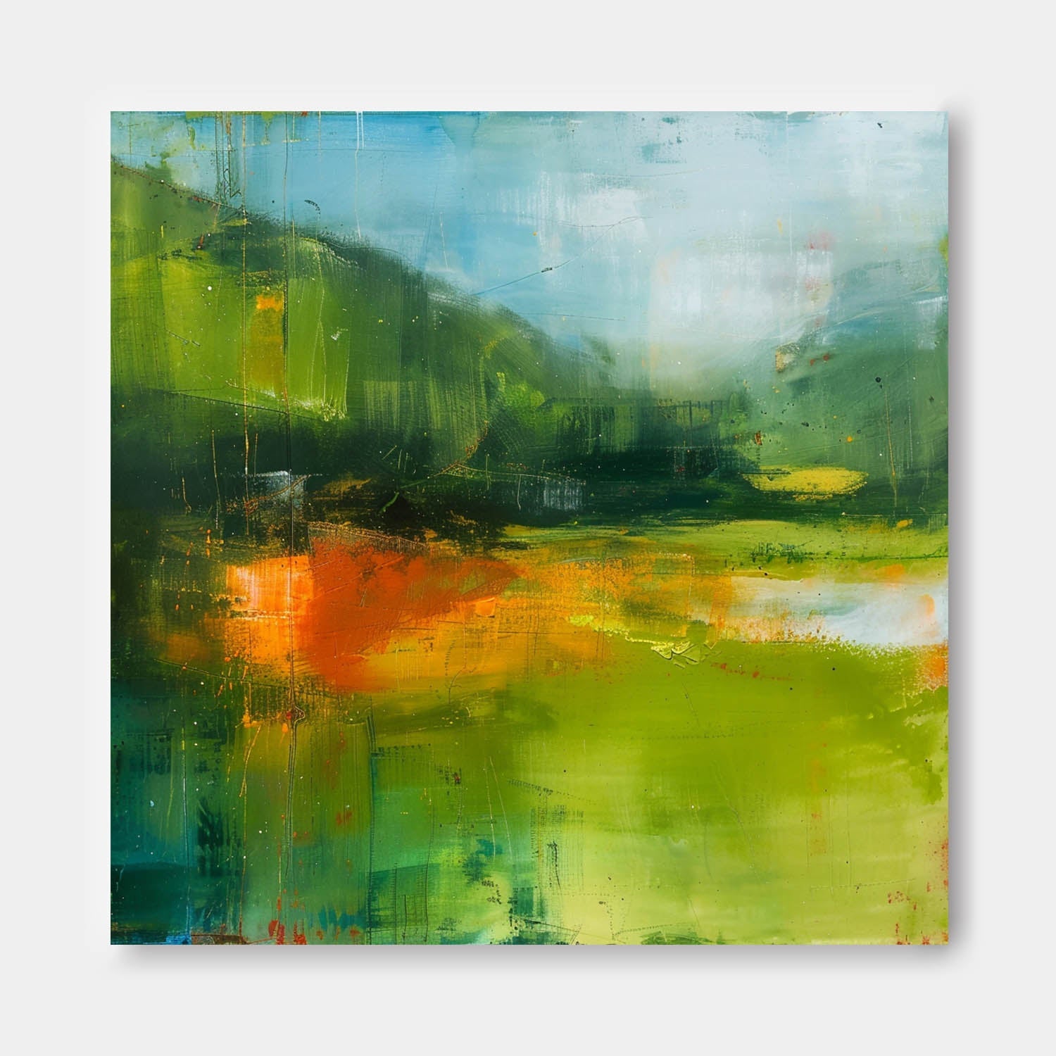 Wall Art Abstract Landscape Modern Fresh Natural