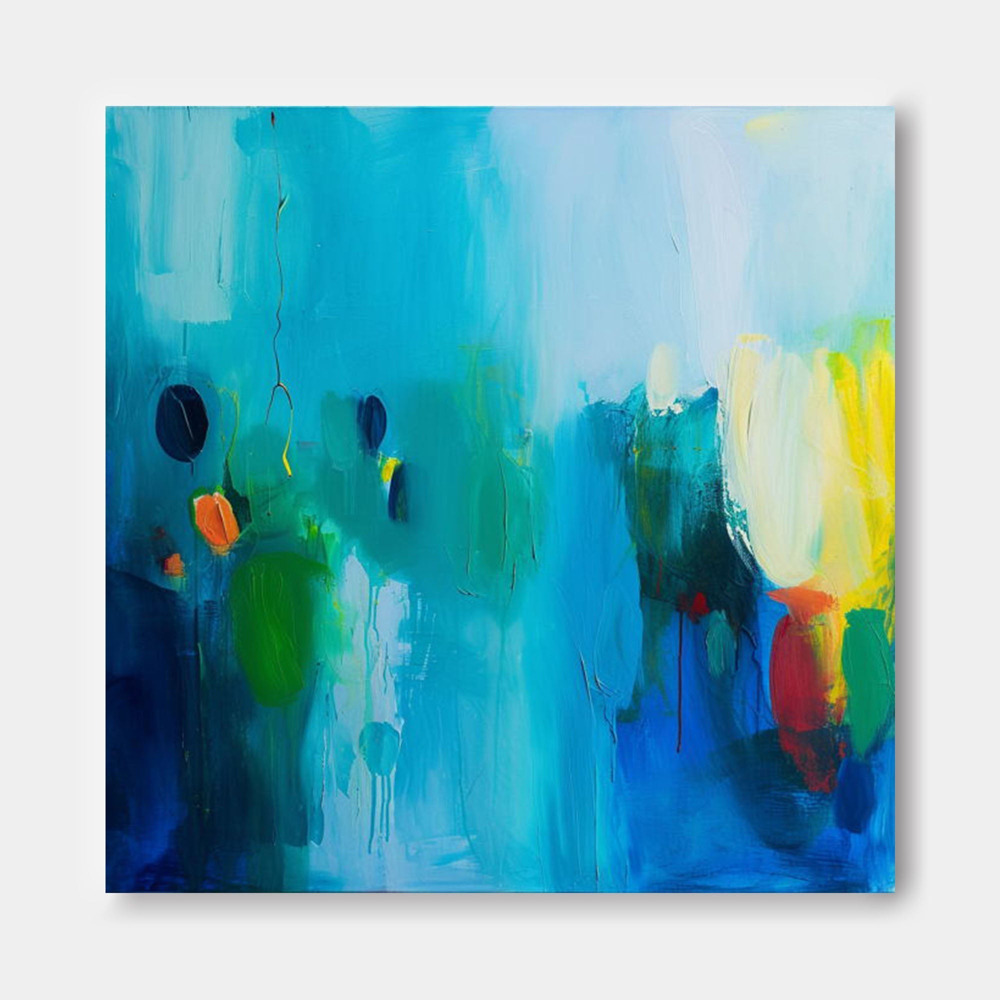 Abstract Canvas Art AB389 - Neutralighting