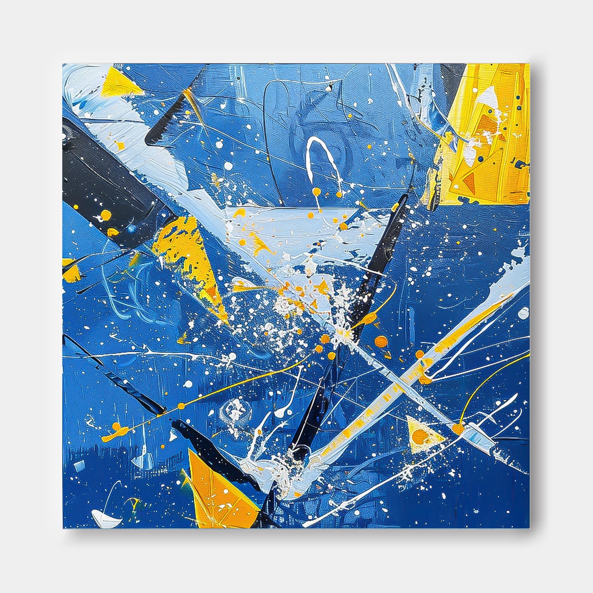 Wall Art Action Abstract Energetic Expressionist