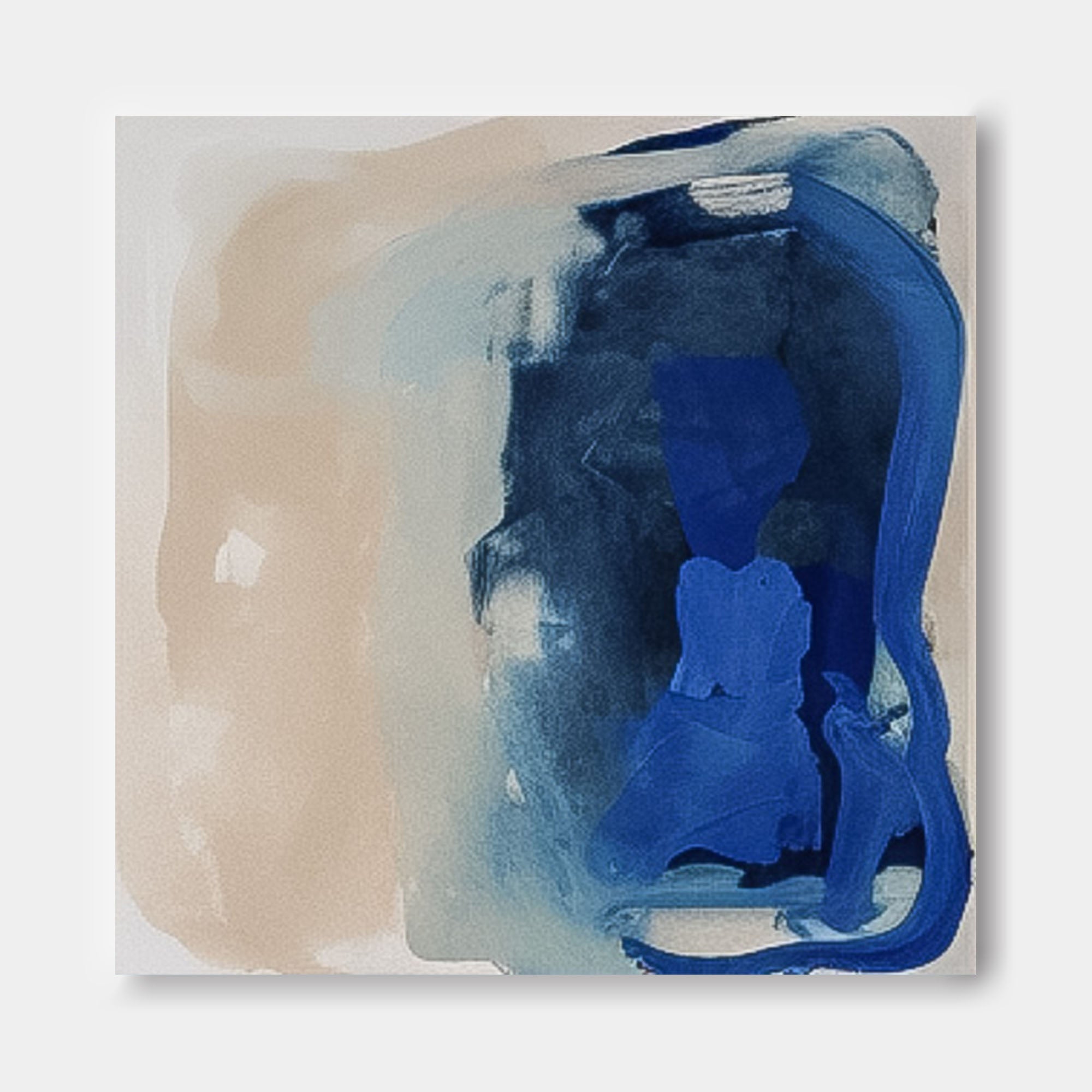 Wall Art Abstract Painterly Impasto Brushstroke Playful