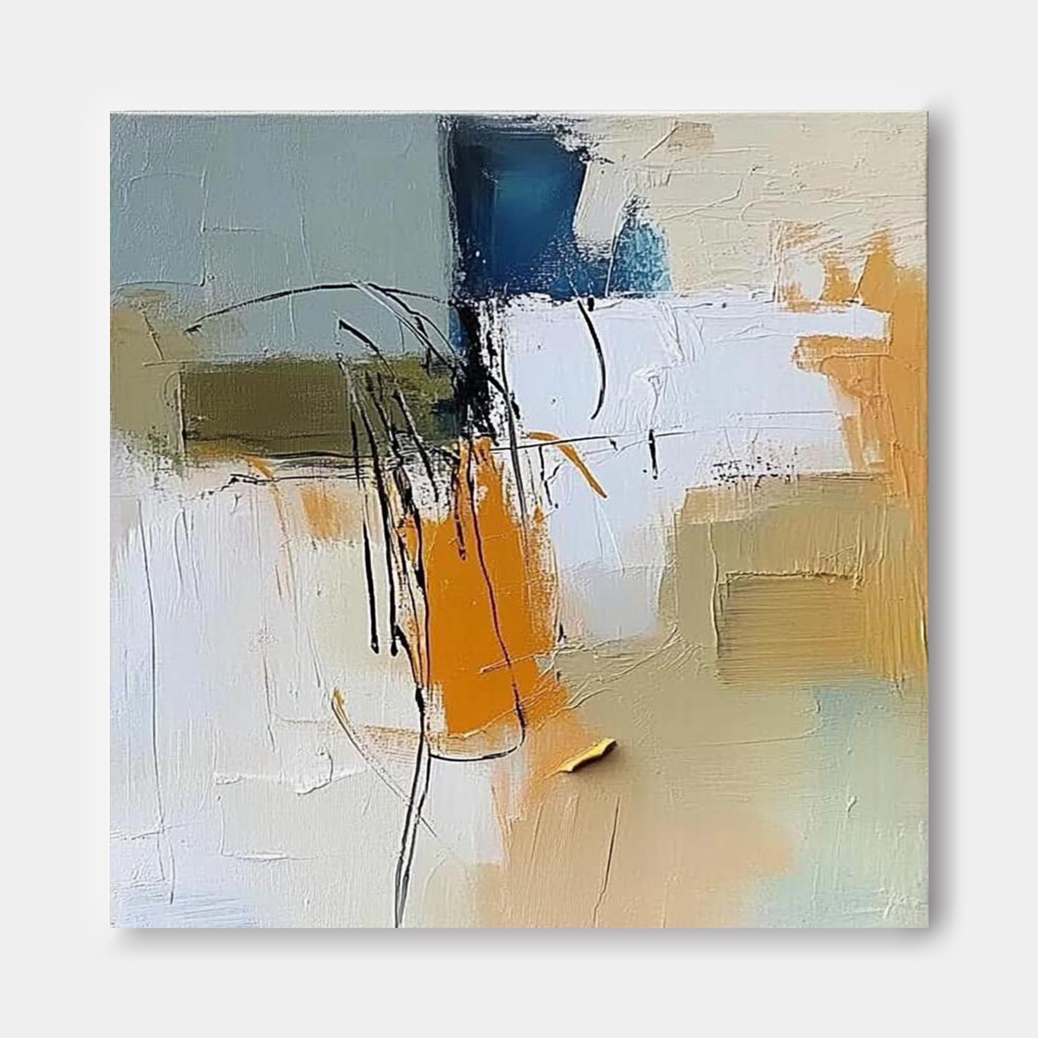 Wall Art Abstract Scene Expressive Calm