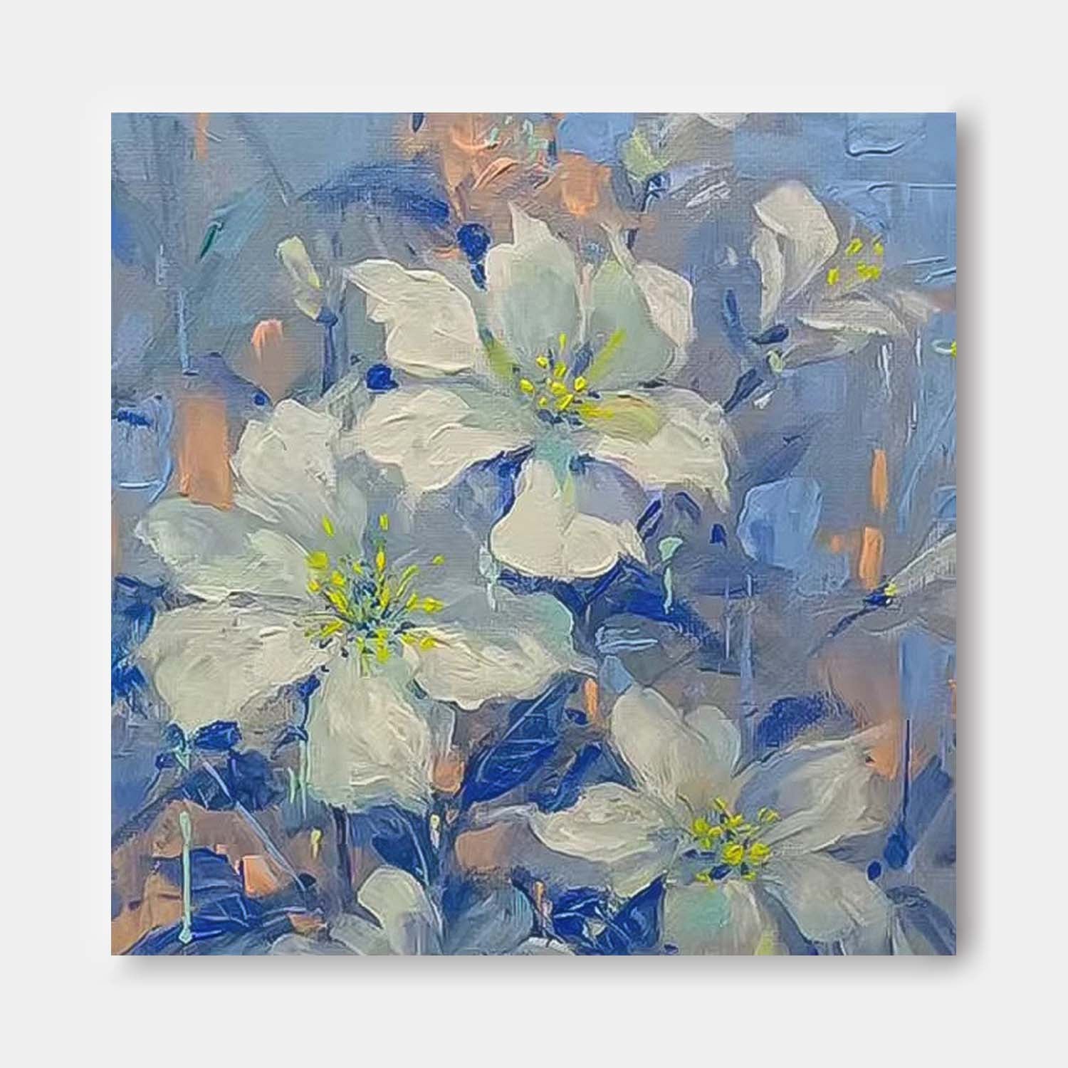 Wall Art Impressionist Flower Serene Calm Nature