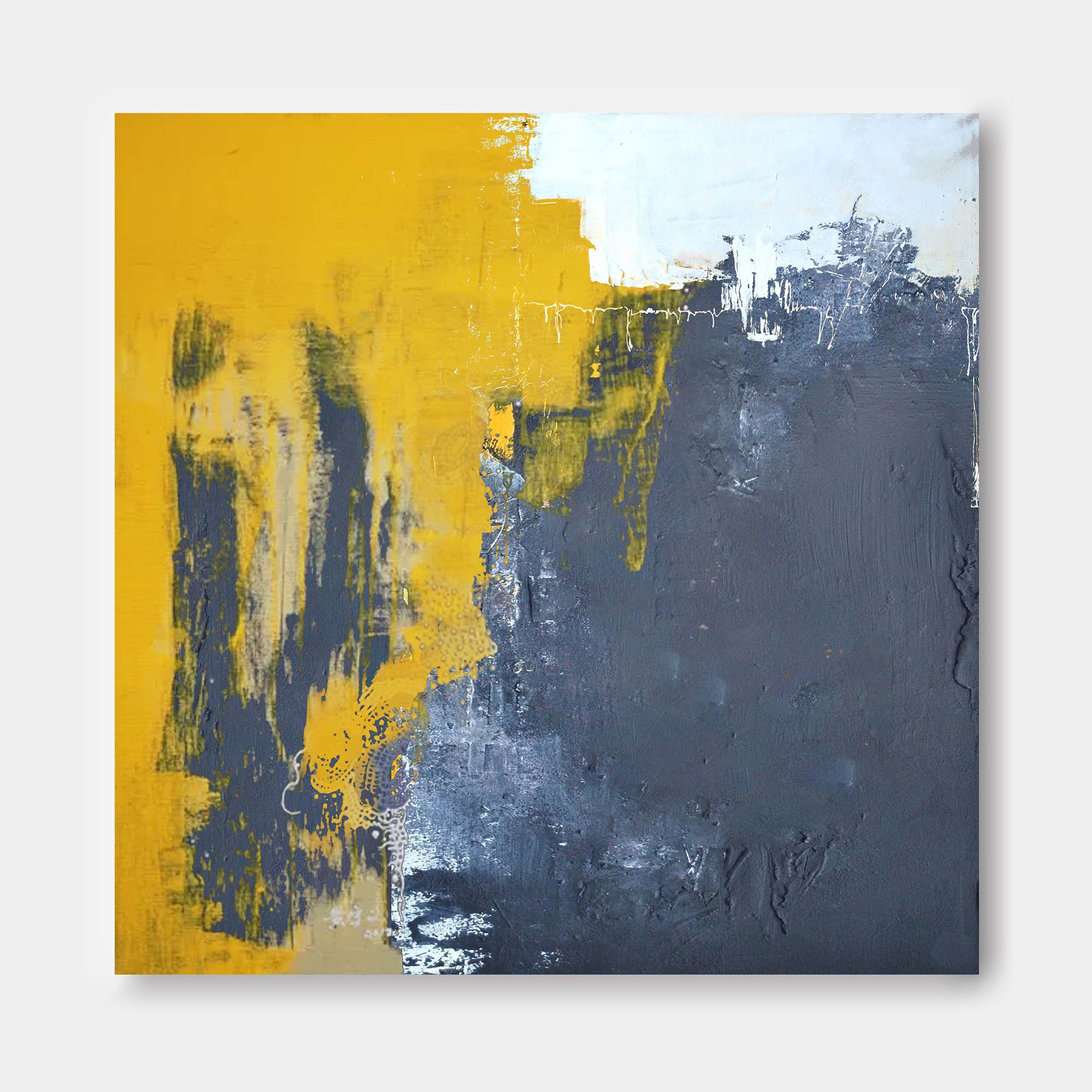 Wall Art Golden Slate Tectonic