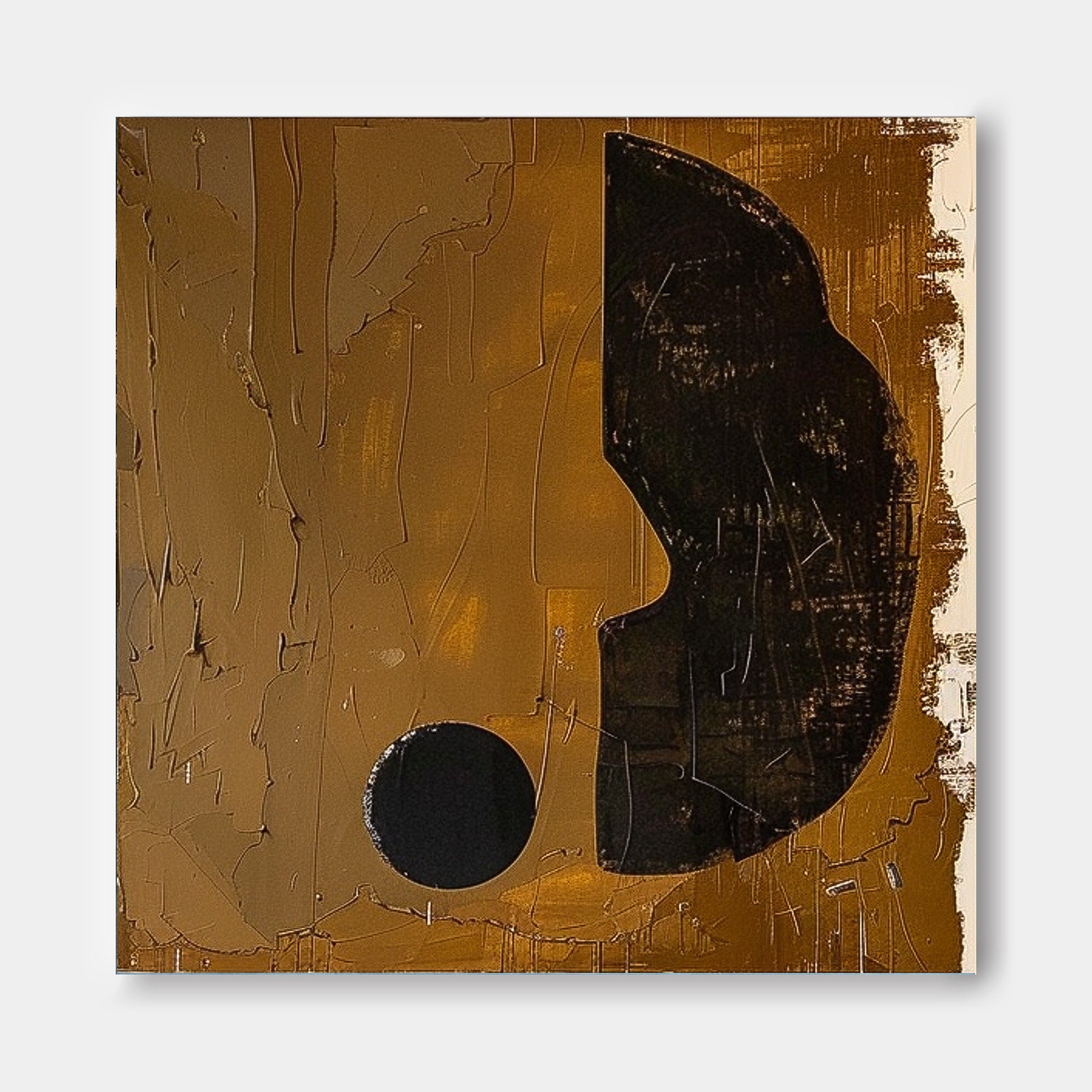 Wall Art Minimalist Geometric Warm Neutral Modern