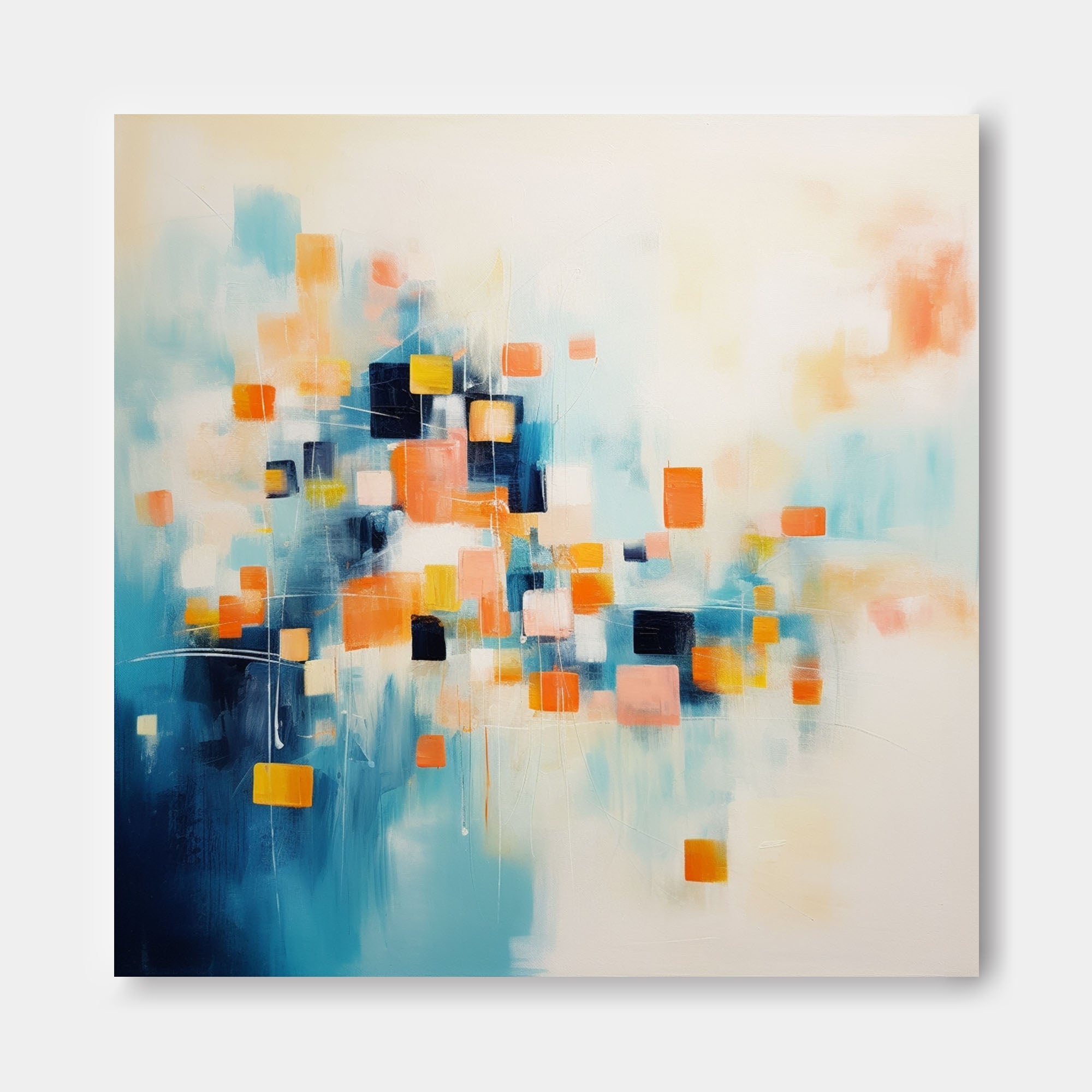 Abstract Canvas Art AB224 - Neutralighting