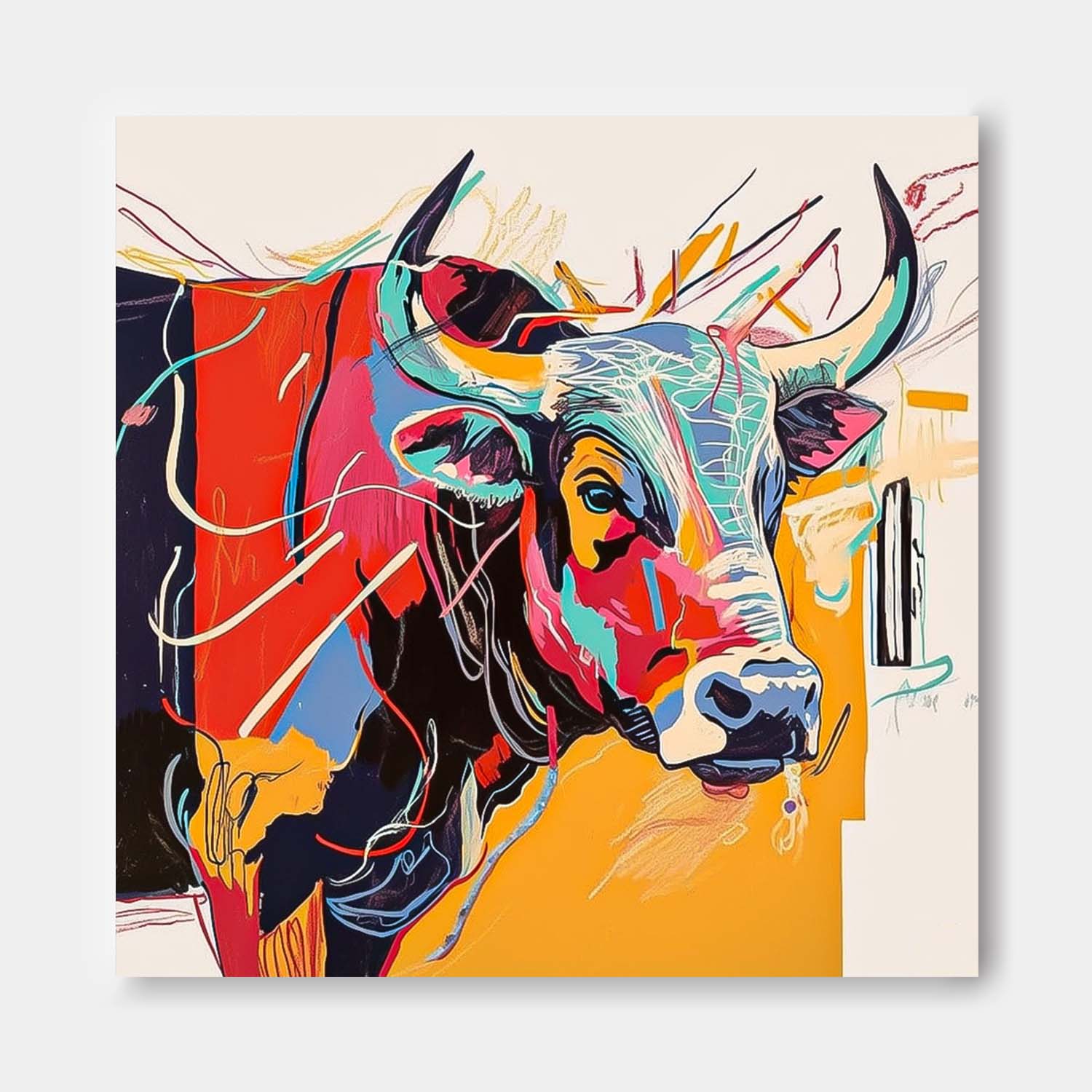 Wall Art Animal Dramatic Maximalist Farm