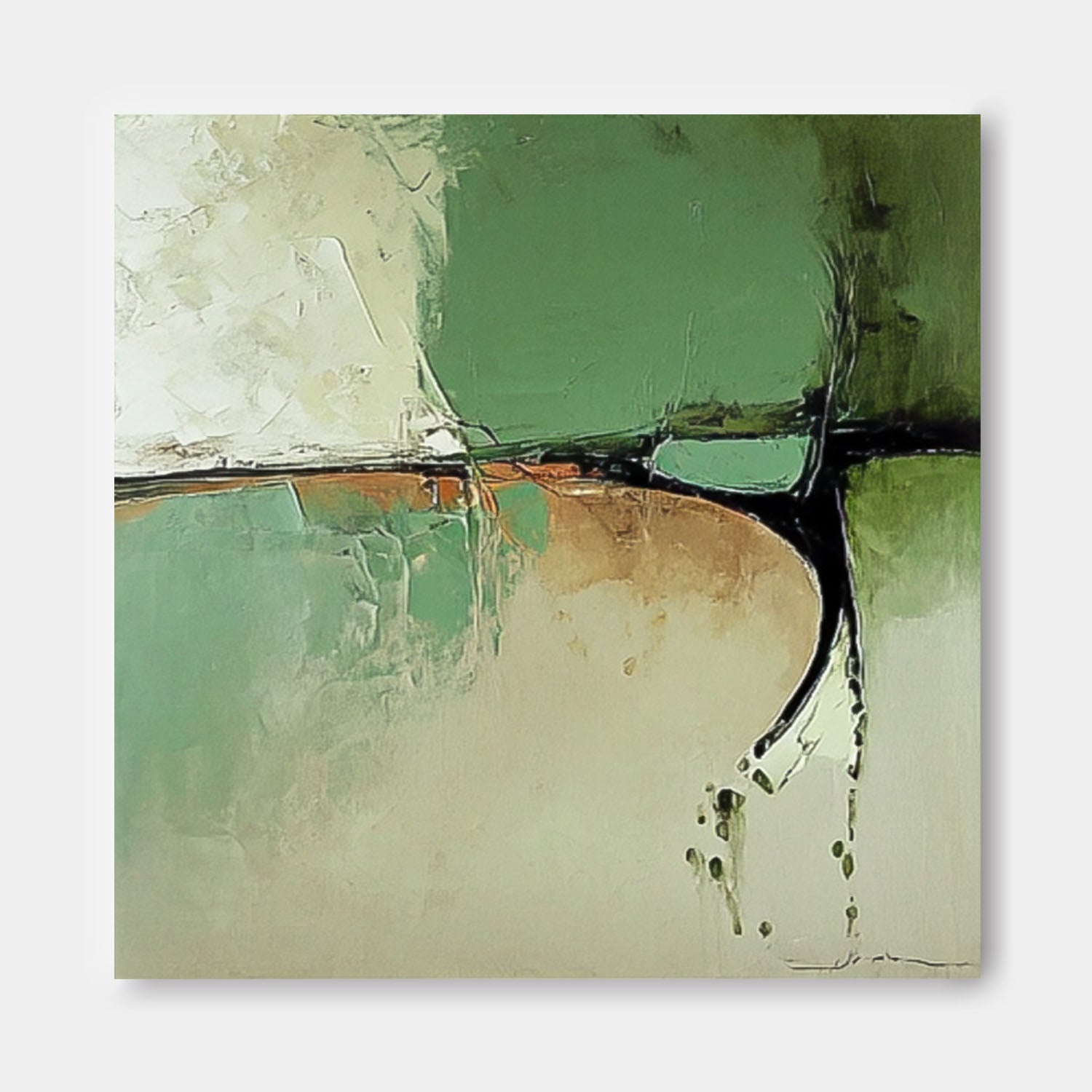 Abstract Canvas Art #AB709