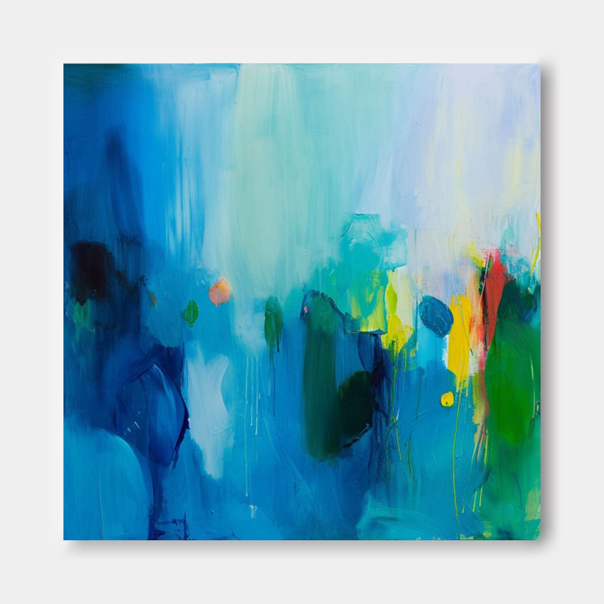 Wall Art Watercolor Wash Abstract Modern