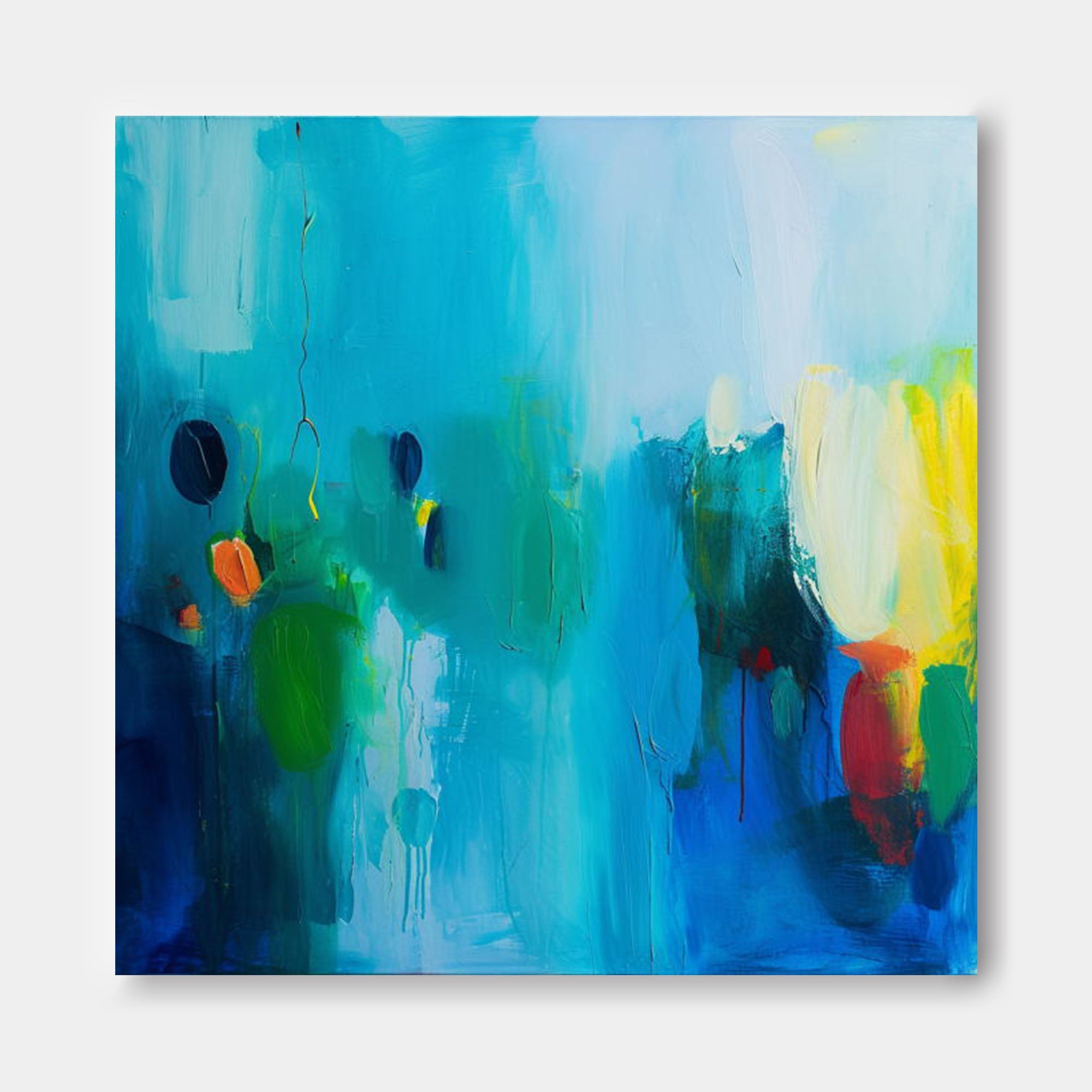 Wall Art Abstract Painterly Raw Scene