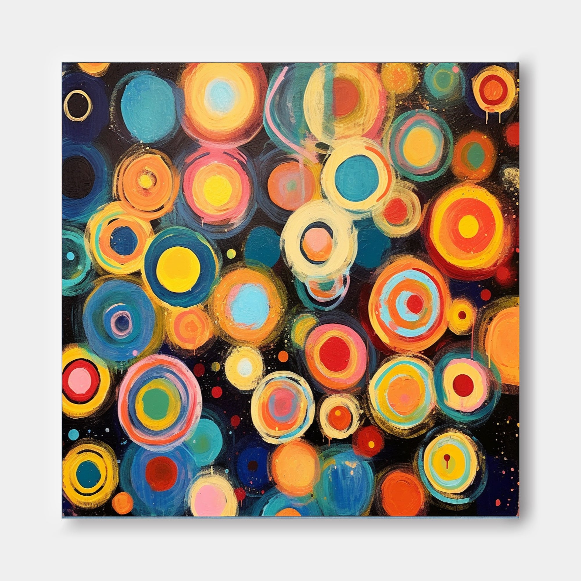 Wall Art Vibrant Abstract Vibrant Multicolor