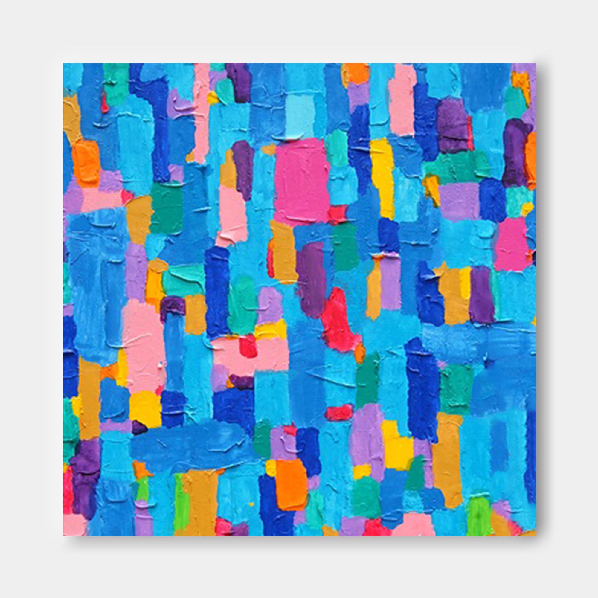 Wall Art Abstract Colorful Energetic Artistic