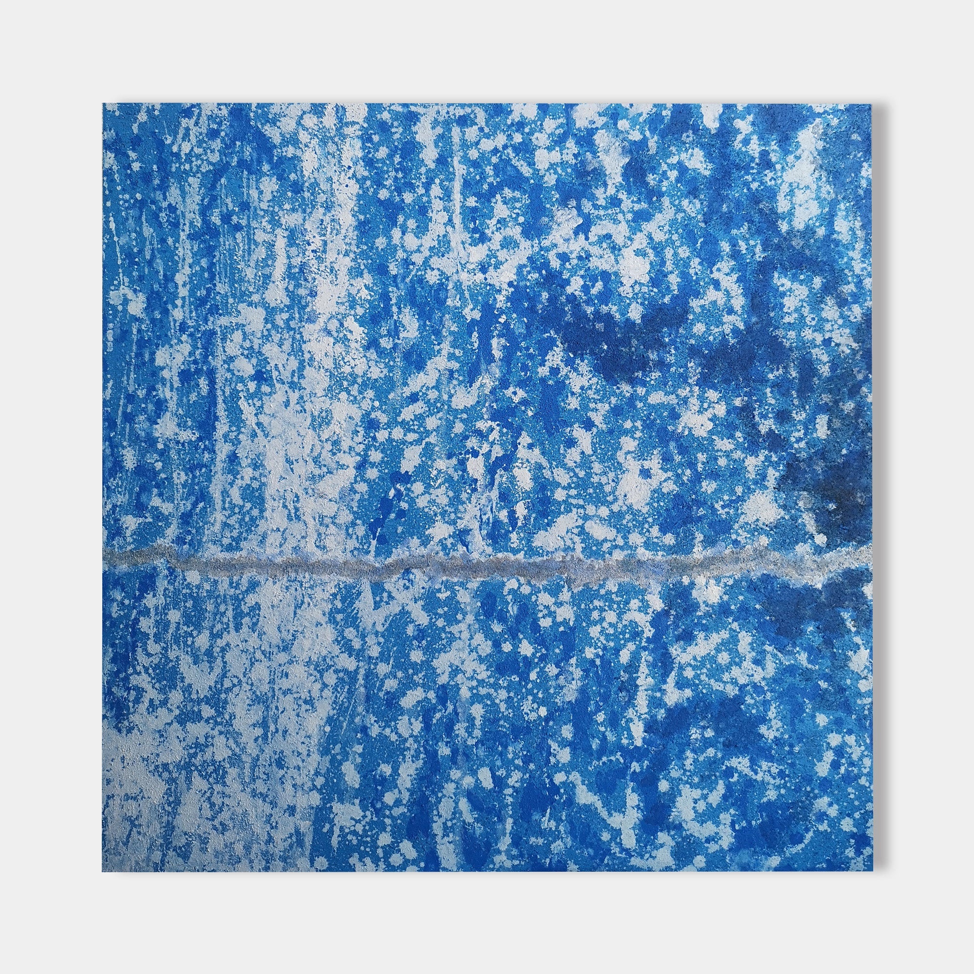 Blue Abstract Modern Ocean Art