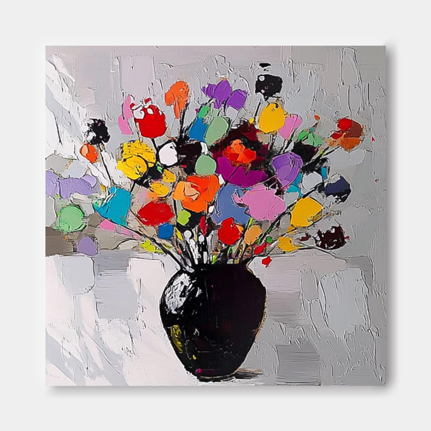 Wall Art Flower Modern Maximalist Pop