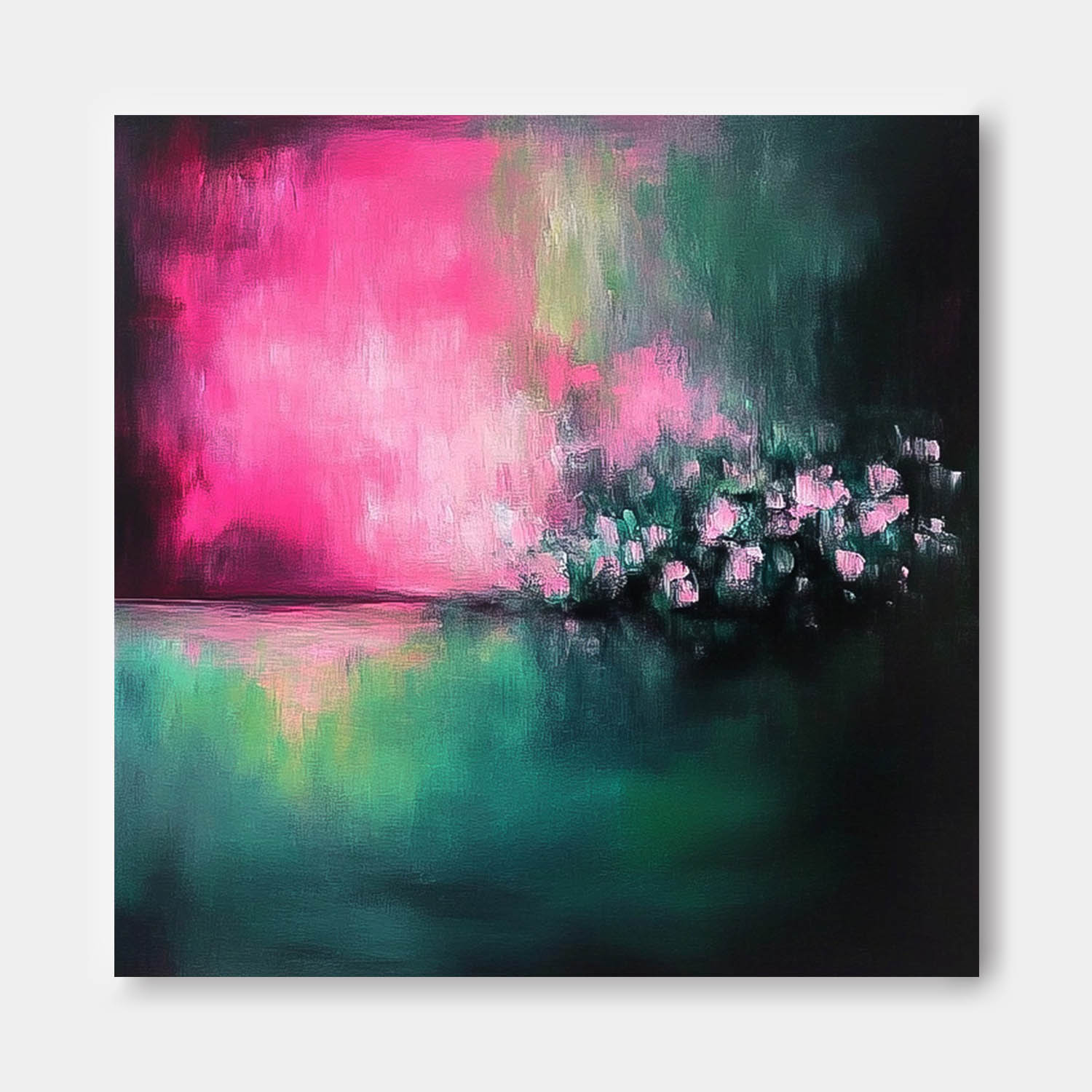 Wall Art Abstract Lyrical Neo-Impressionist Scene