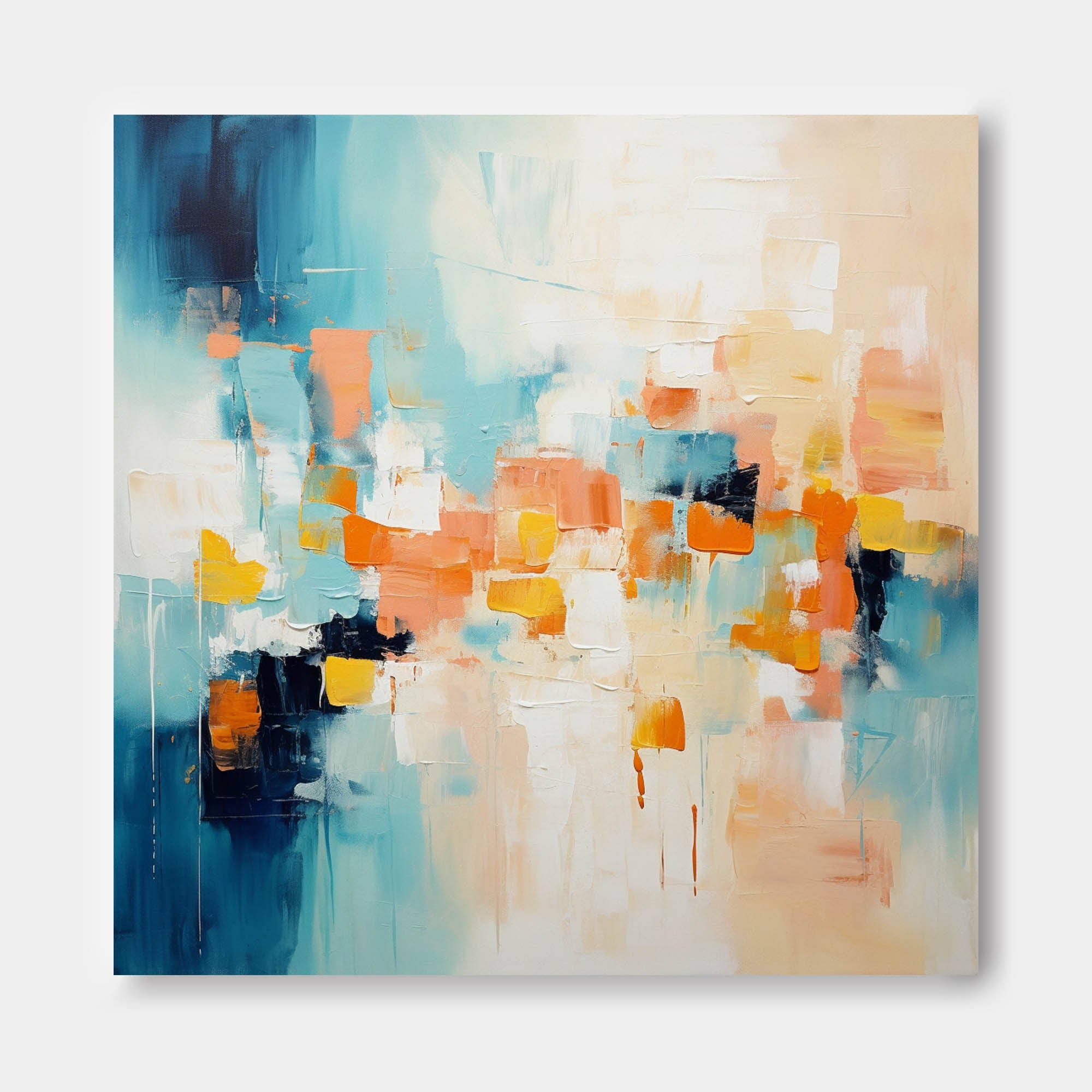 Abstract Canvas Art AB227 - Neutralighting