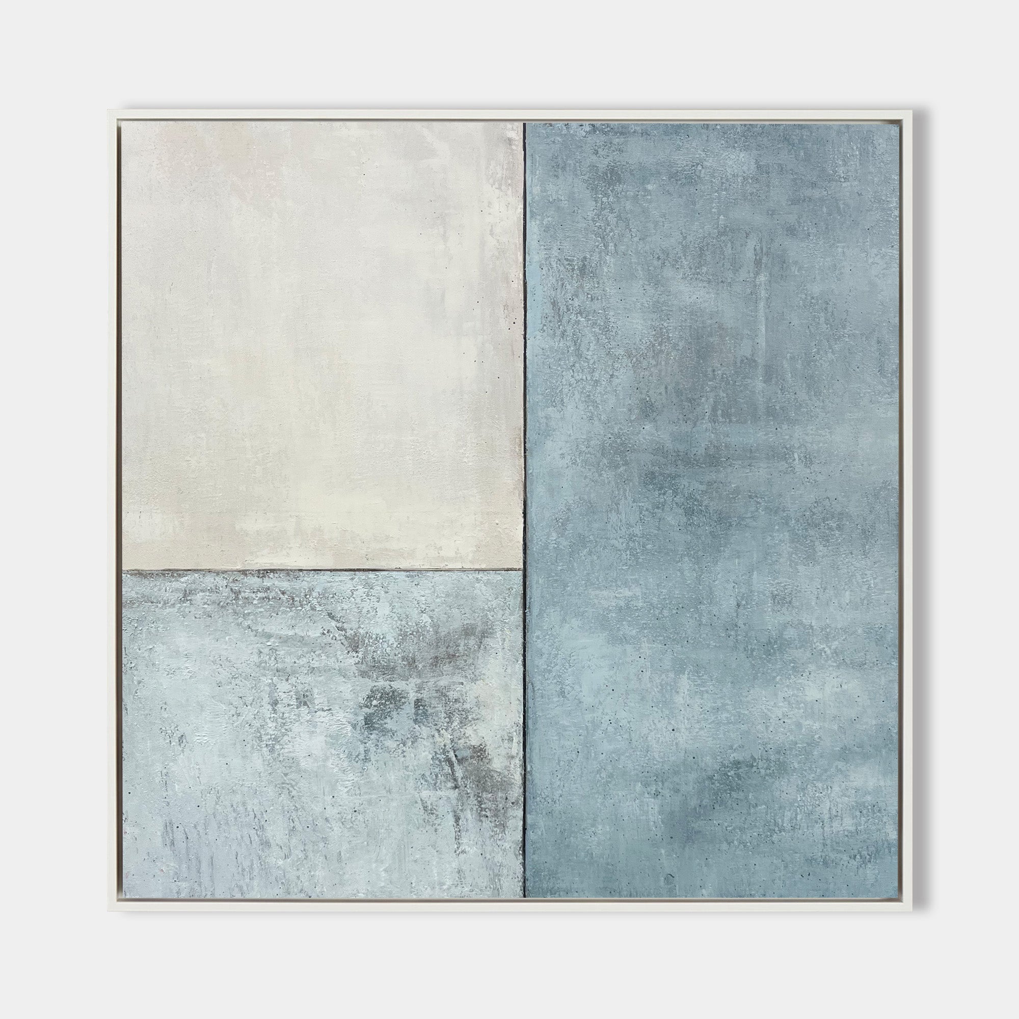 Blue Mist Minimalist Landscape
