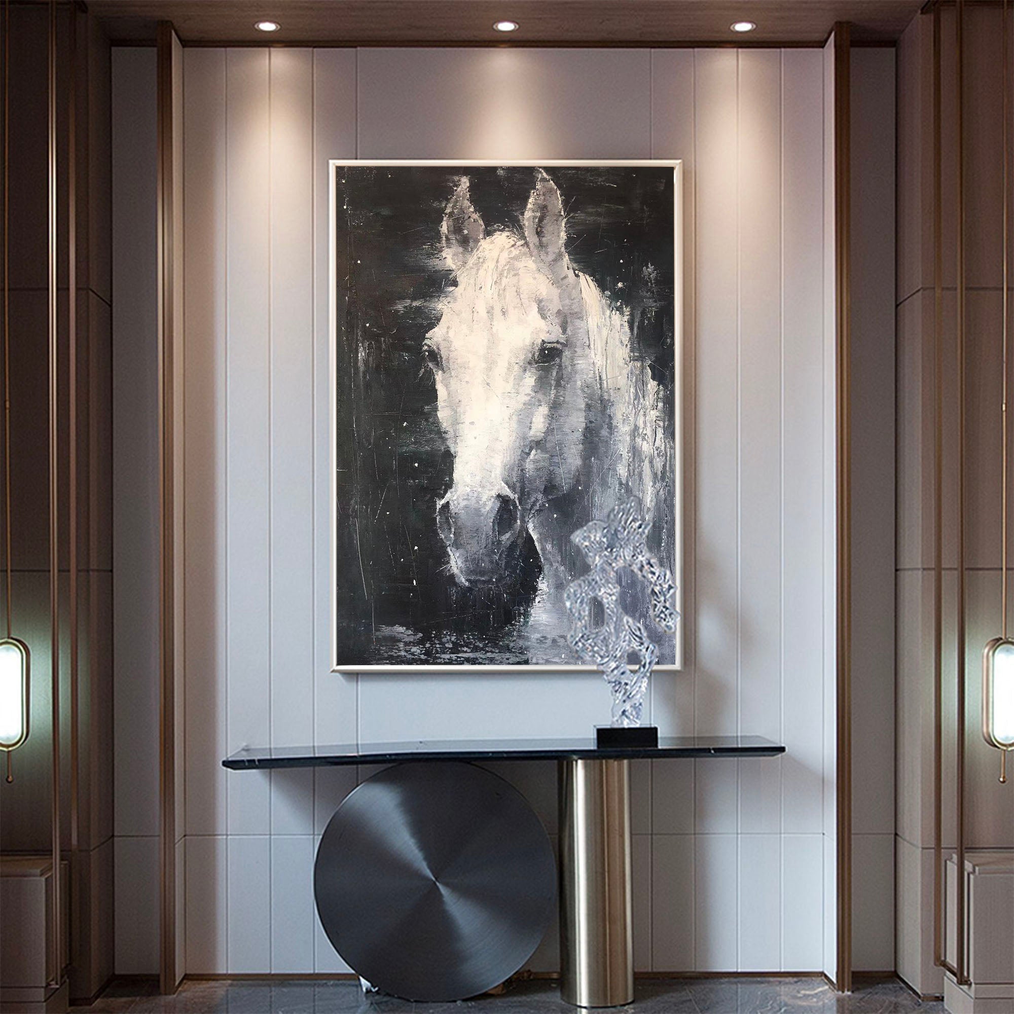 White Horse Painting ANH39 - Neutralighting
