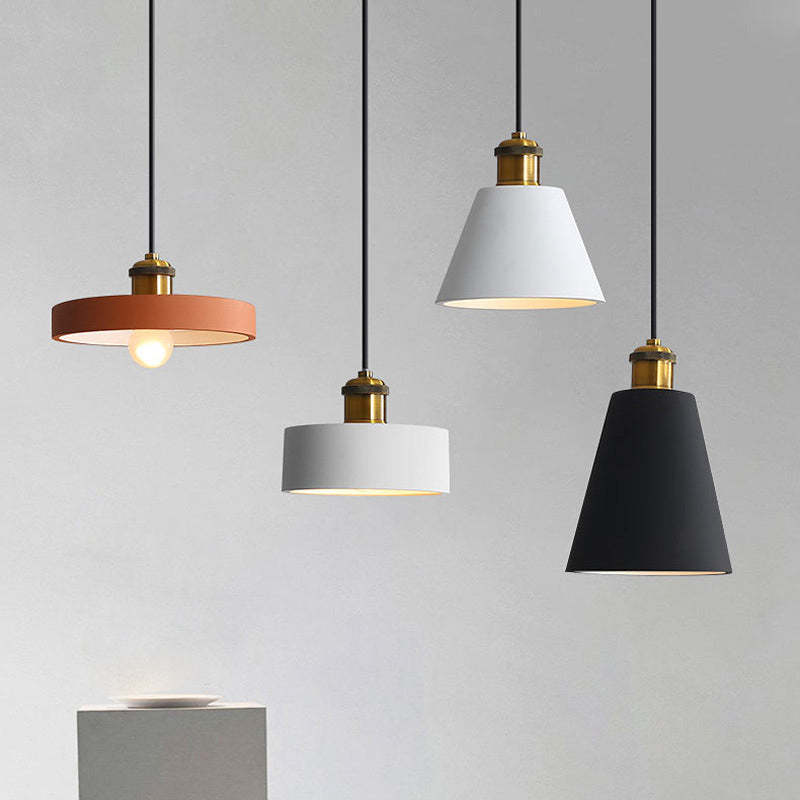 Aria Art Deco Minimalist Monochrome Pendant Light - Neutralighting