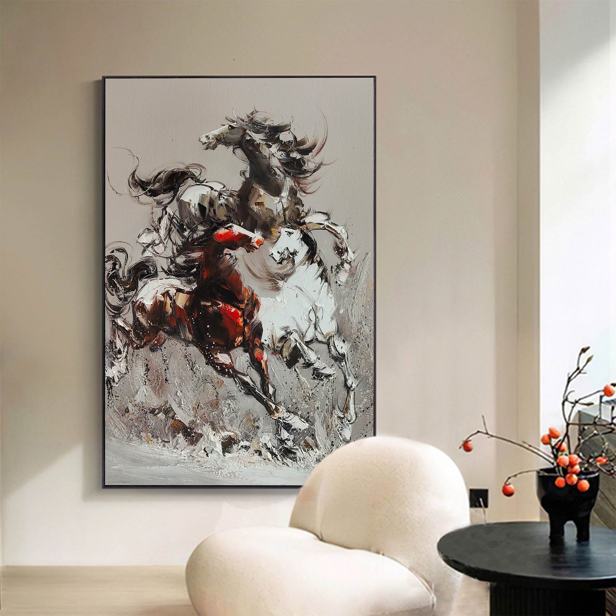 Running Horse Painting ANH55 - Neutralighting