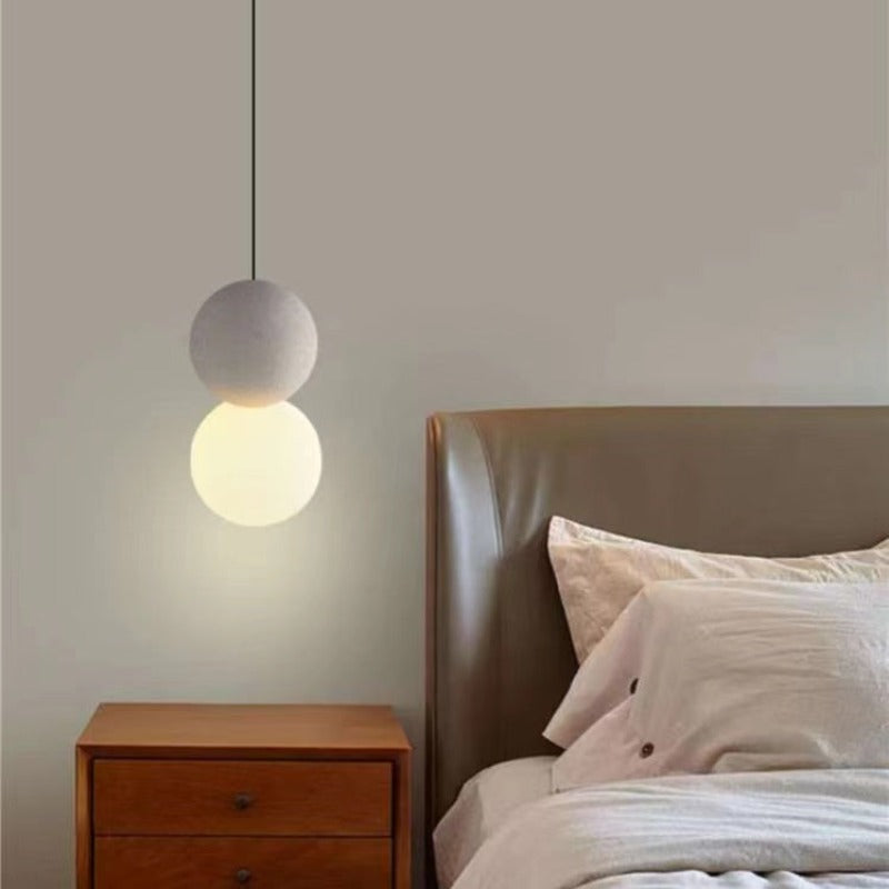 Avi Modern LED Pendant Light Black Metal Bedroom Living Room - Neutralighting