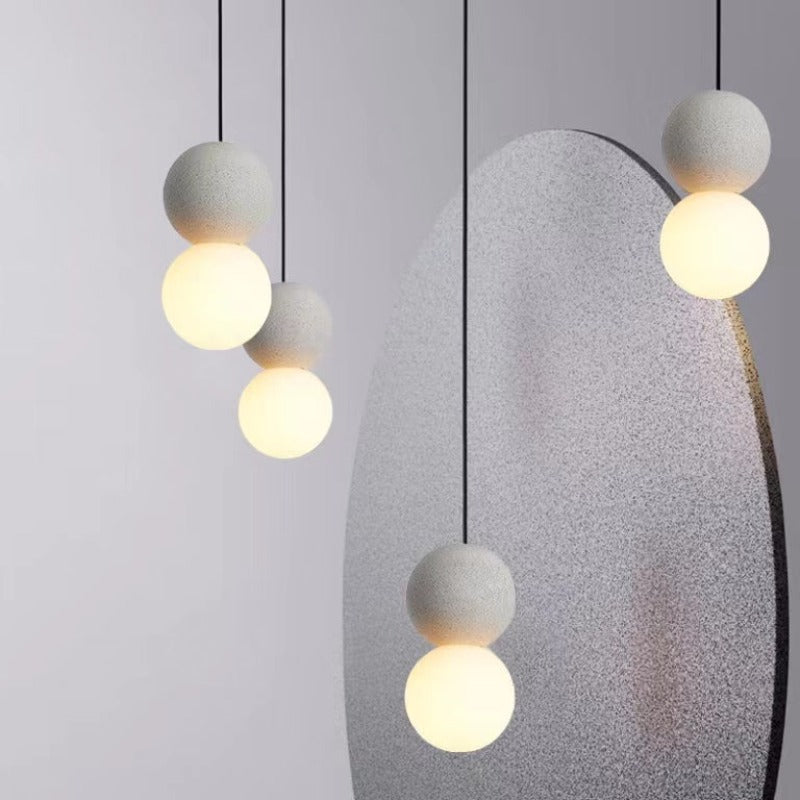 Avi Modern LED Pendant Light Black Metal Bedroom Living Room - Neutralighting