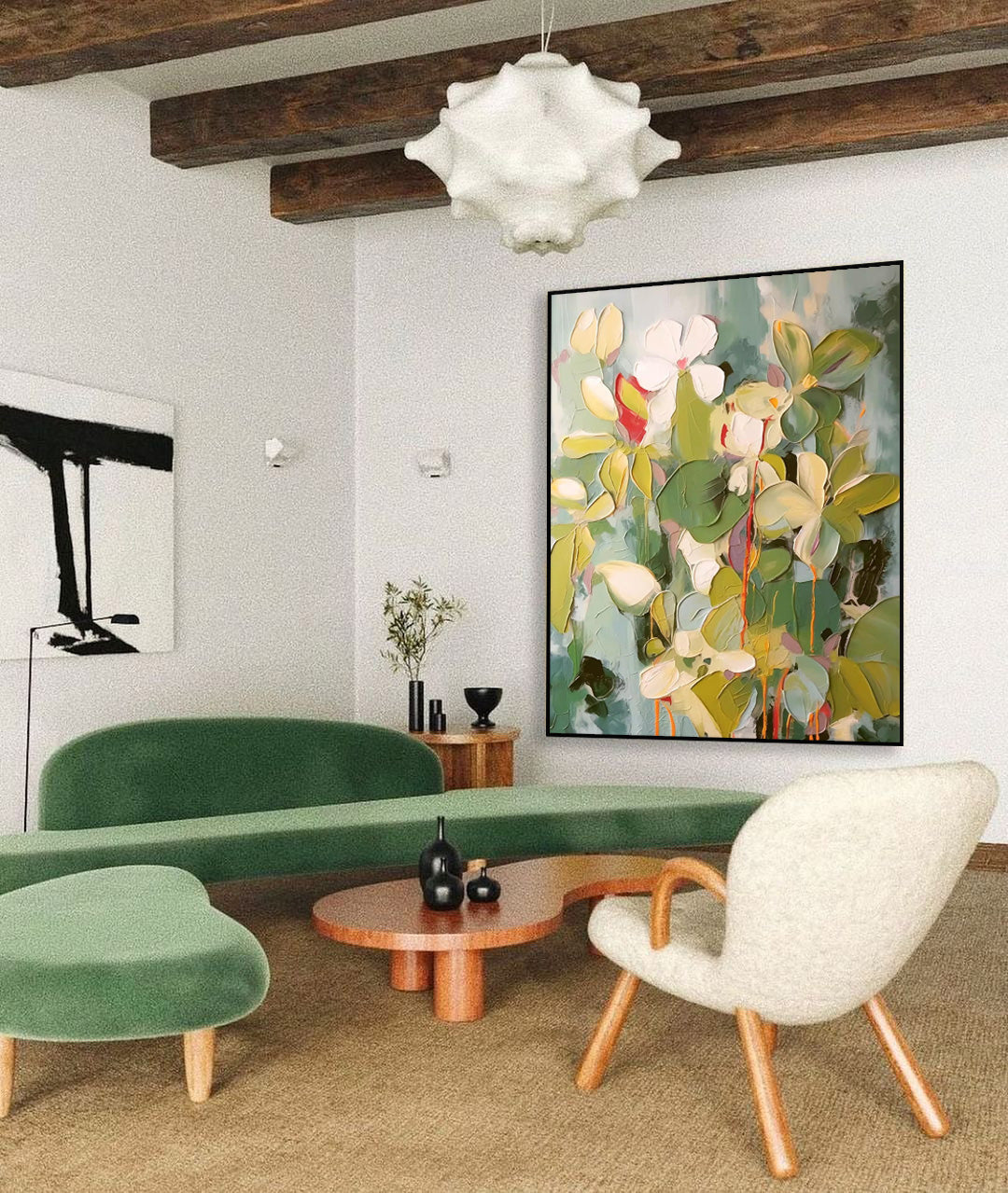 Wall Art Fresh Pale Petal Botanical Blossom