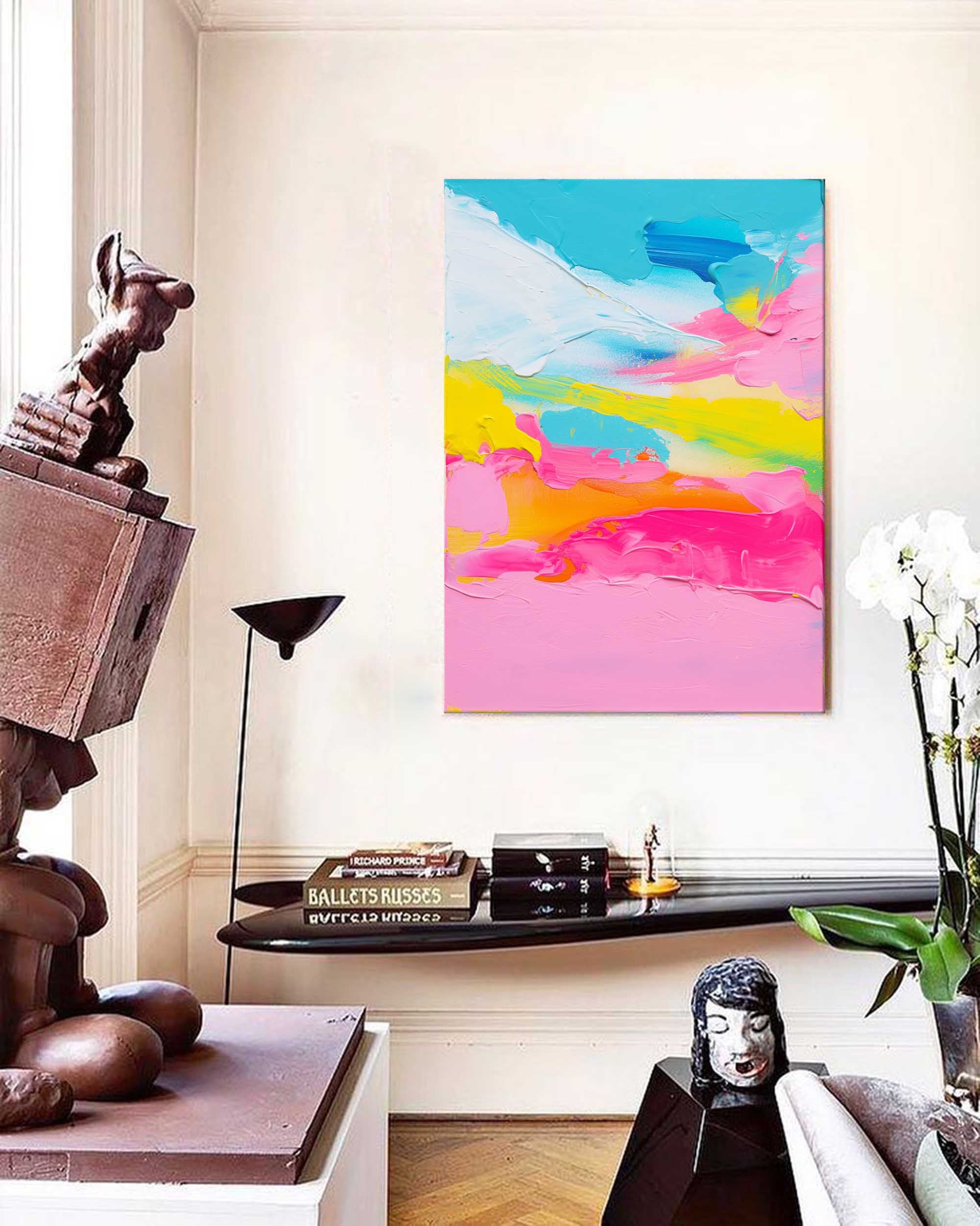 Wall Art Abstract Impressionist Playful