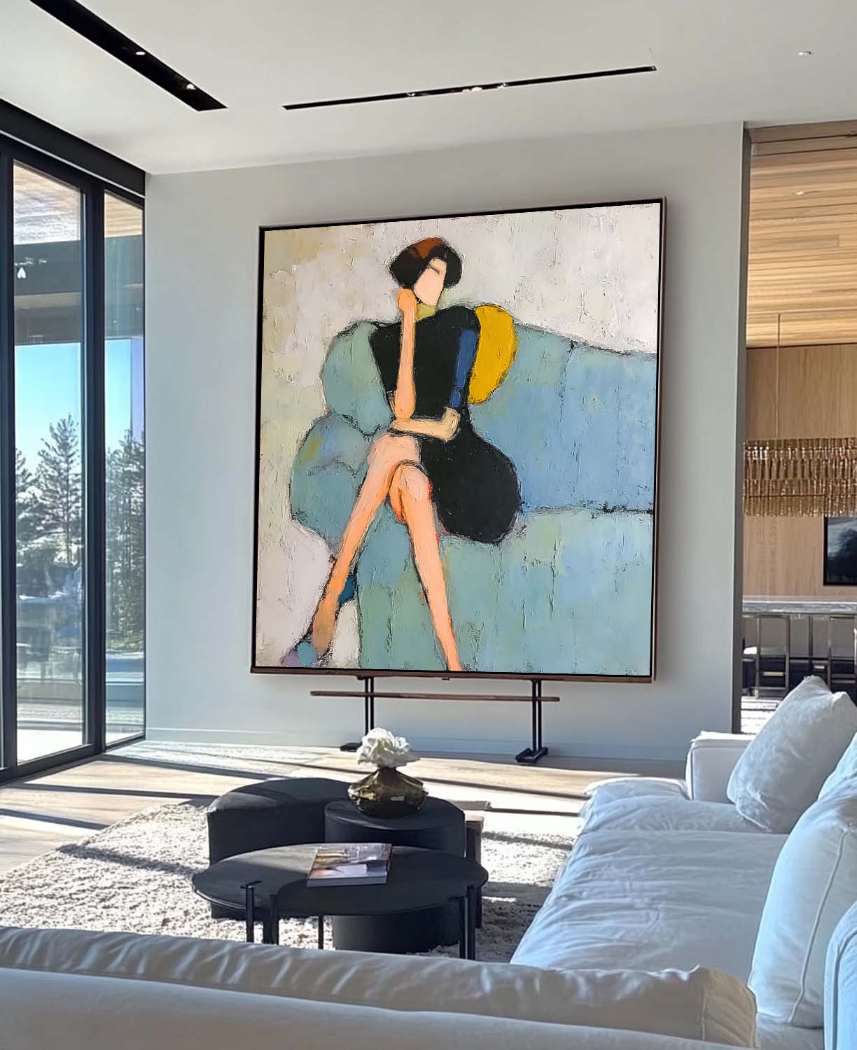 Wall Art Contemporary Contemplative Figurative