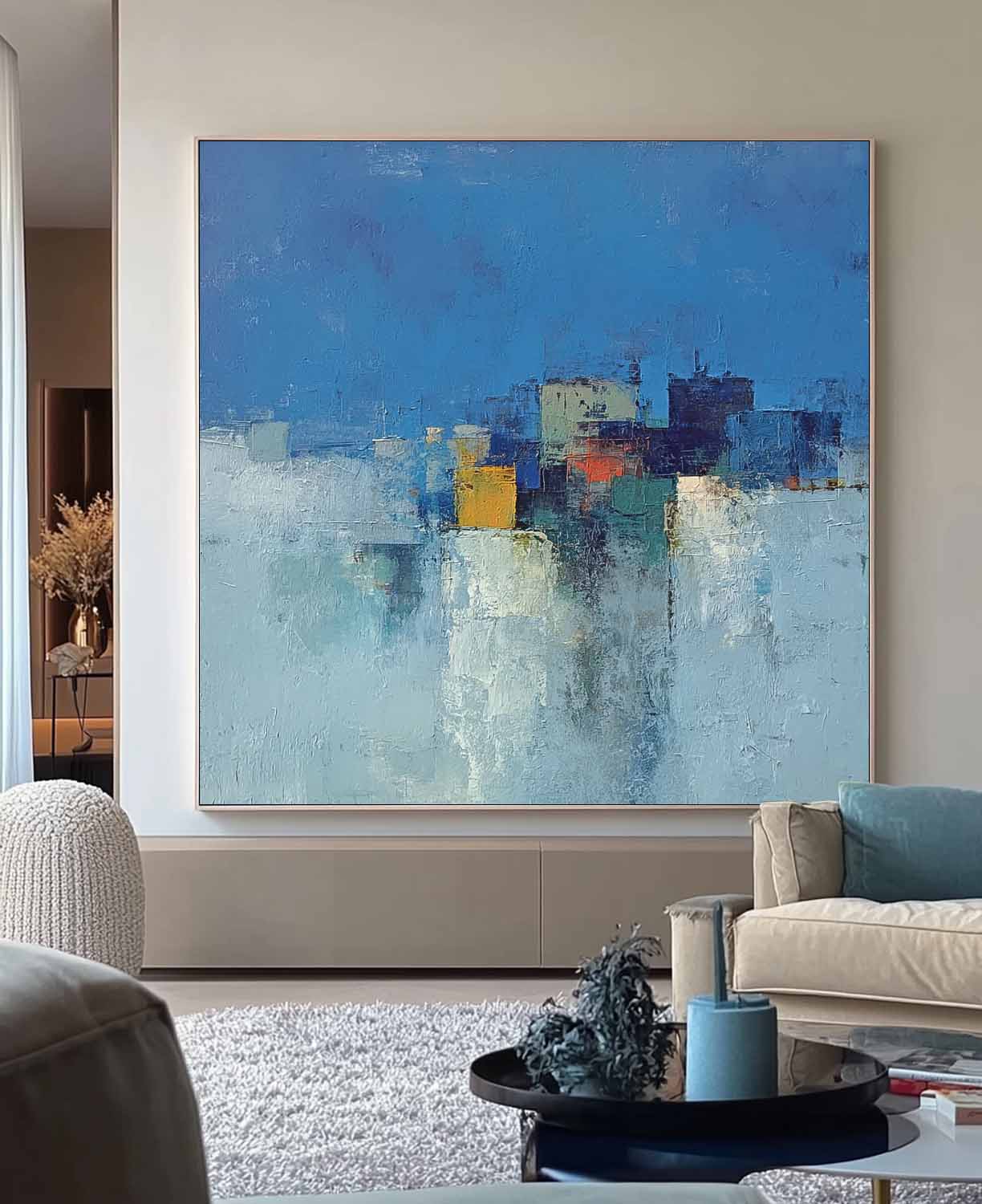Wall Art Architecture Geometric Water Reflection