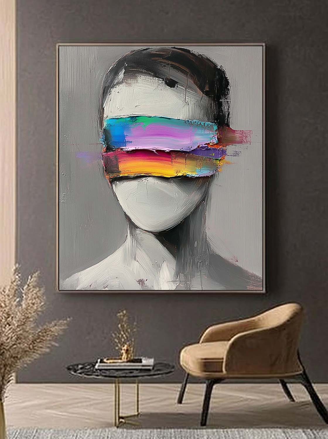 Wall Art People Luxury Artistic Abstract Figure