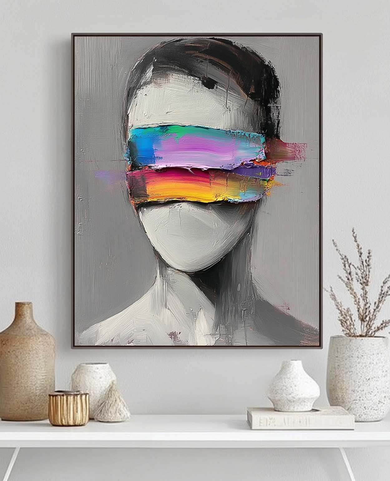 Wall Art People Luxury Artistic Abstract Figure