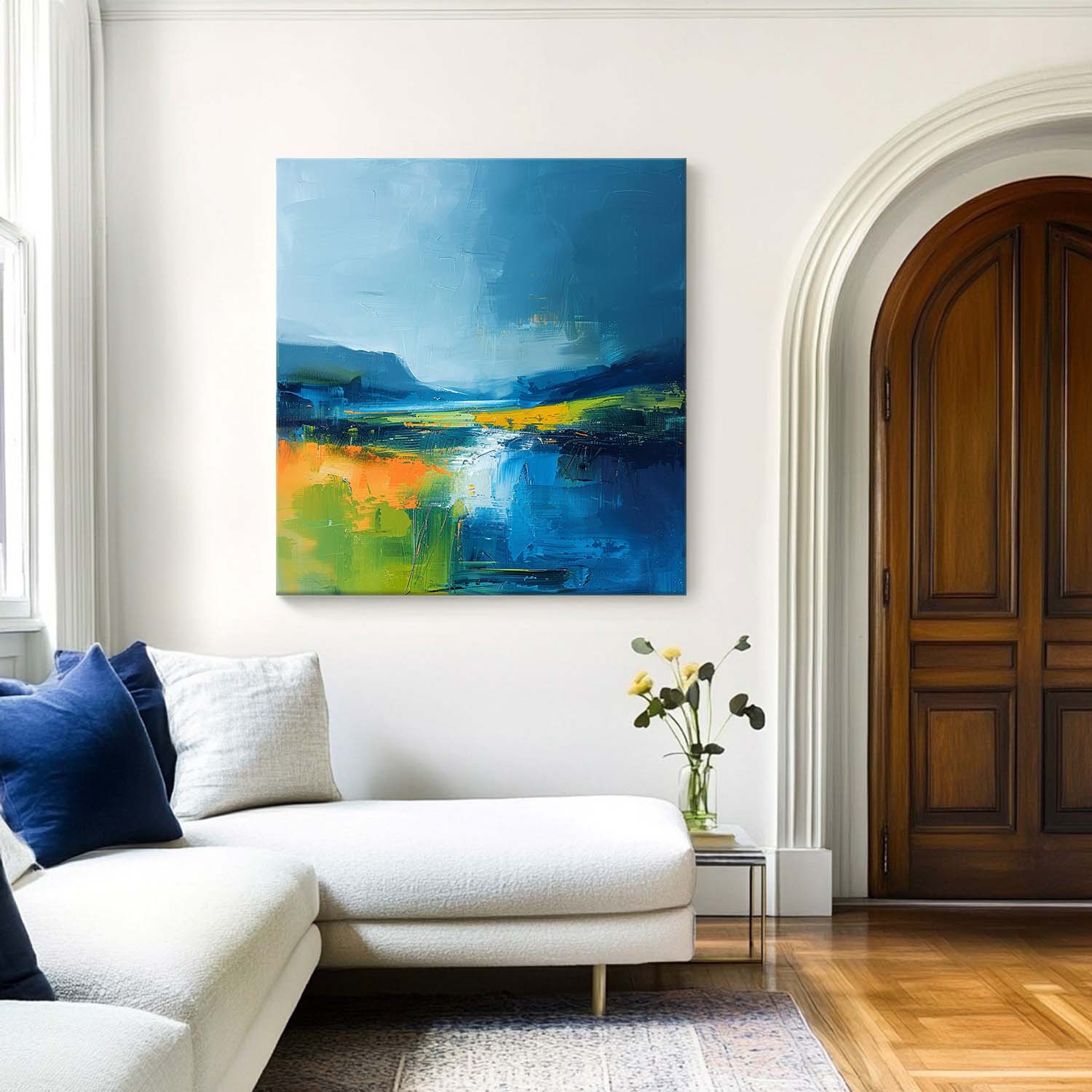 Wall Art Abstract Fresh Healing Summer Vibrant