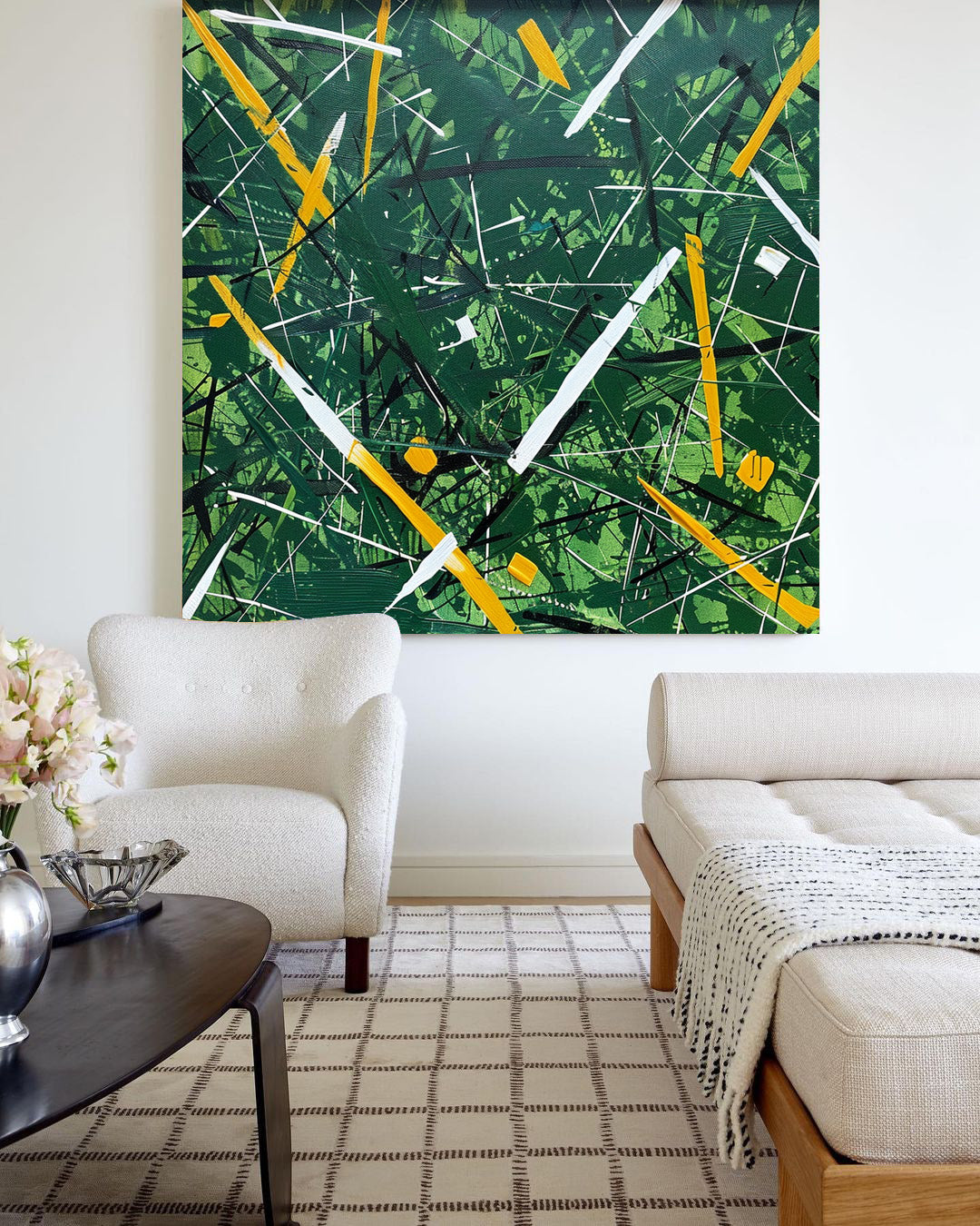 Electric Jungle Abstract Painting