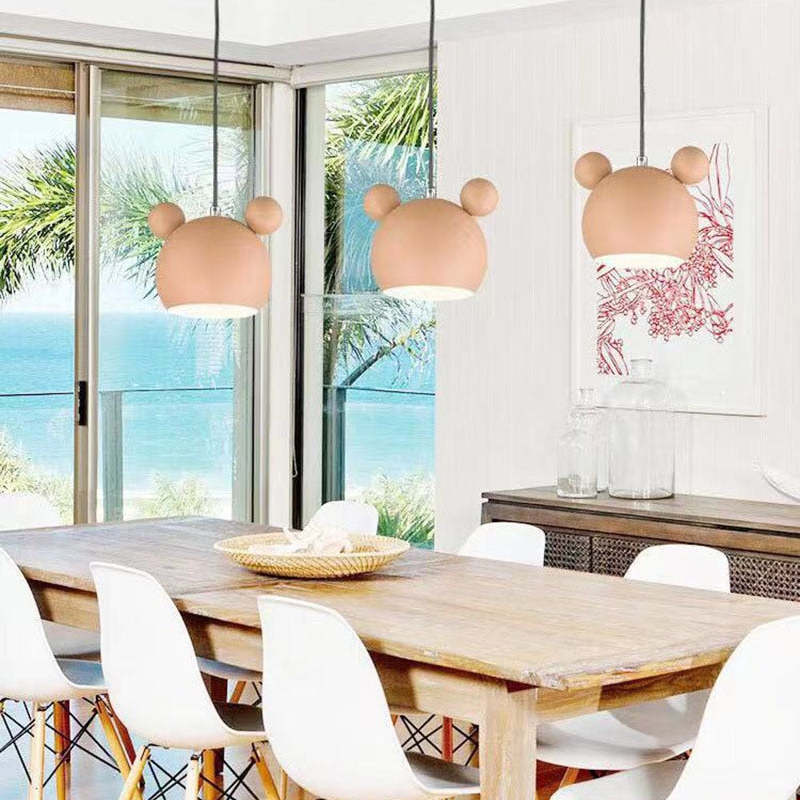 Valentina Mouse Head Pendant Light, 5 Colour - Neutralighting