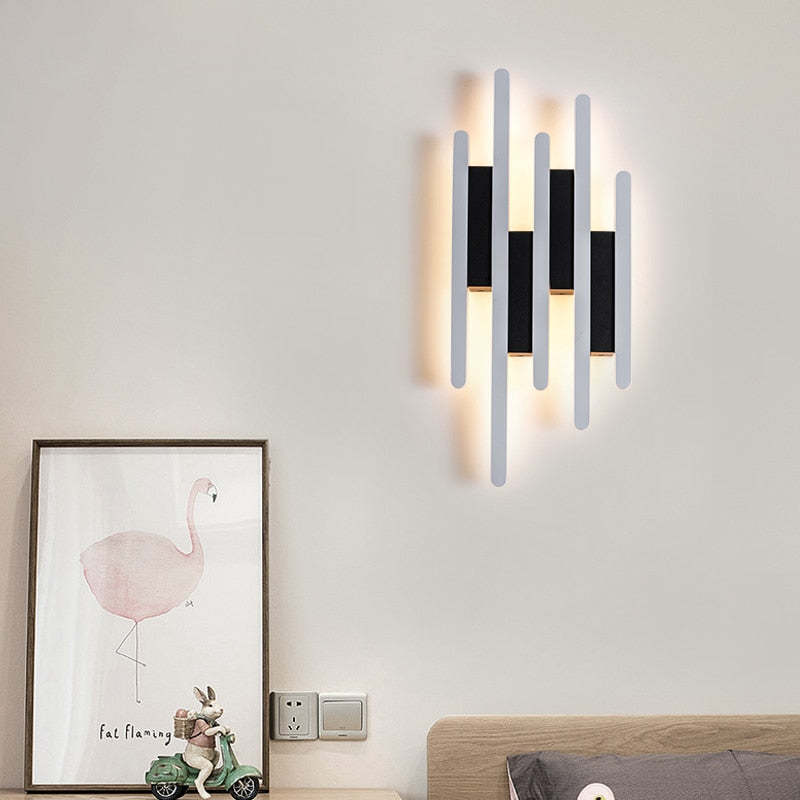 Arisha Industrial Black & White Wall Lamp, 2 Styles - Neutralighting