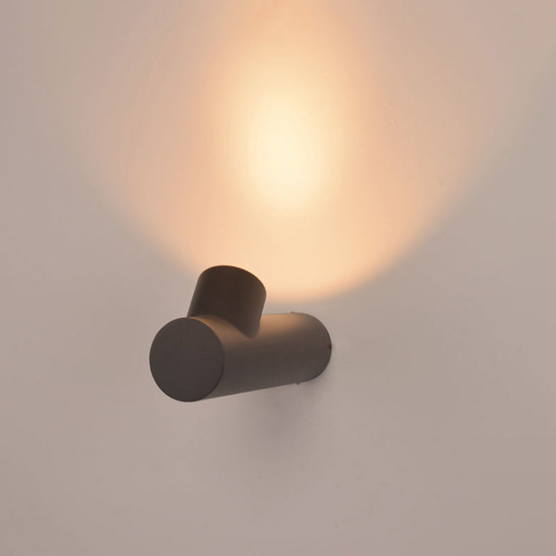 Ray Modern Waterproof Outdoor Wall Lighting, White & Black - Neutralighting