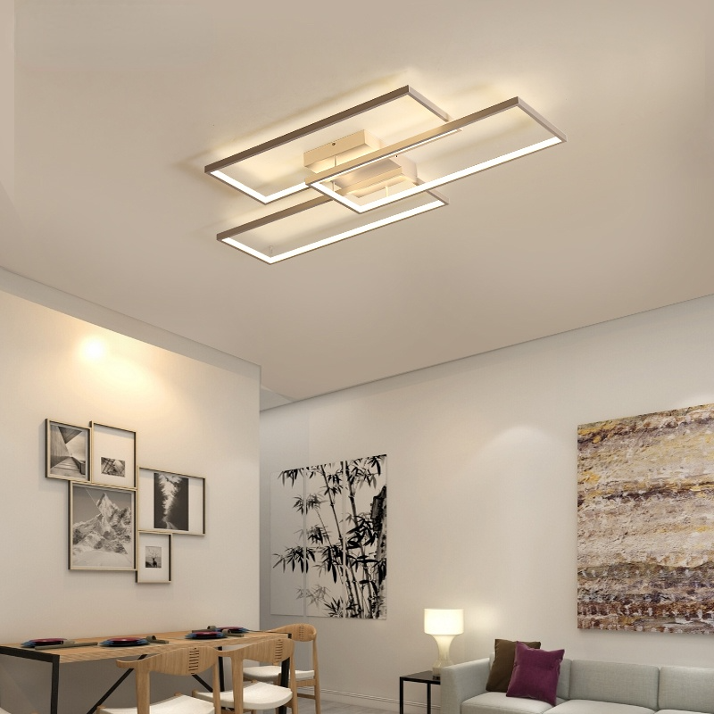 Arisha Rectangular Flush Mount Ceiling Light, 2 Colour - Neutralighting