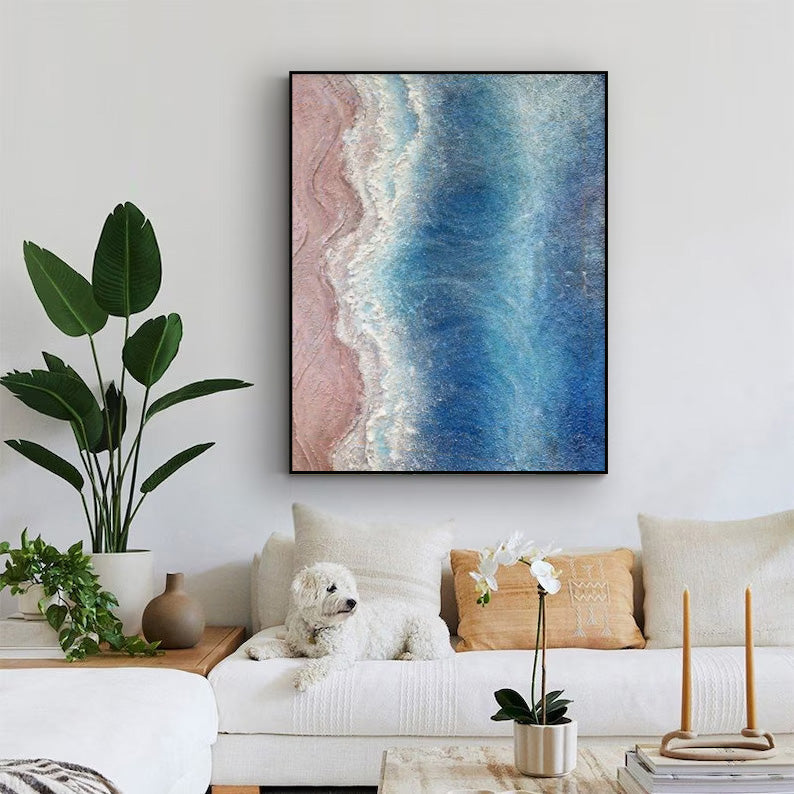 Wall Art Beach & Ocean Landscape Impasto
