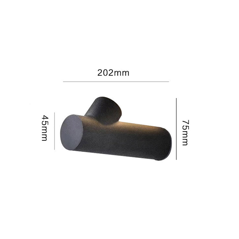 Ray Modern Waterproof Outdoor Wall Lighting, White & Black - Neutralighting