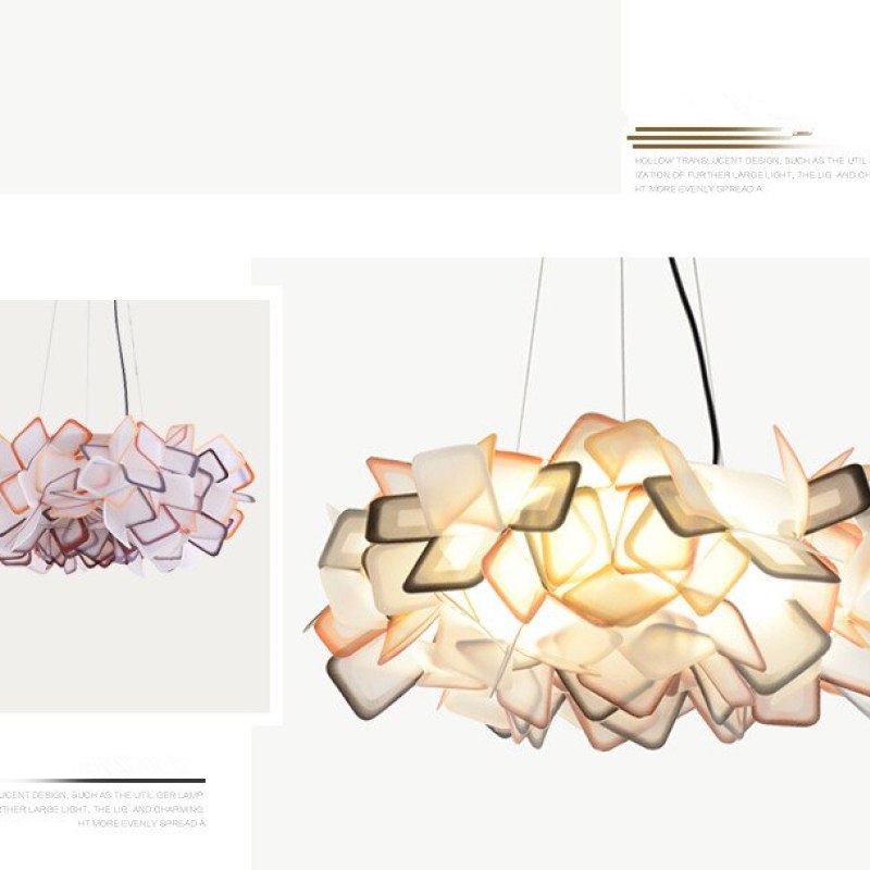 Arisha Modern Multicolour Decorative Flower Acrylic Pendant Light - Neutralighting
