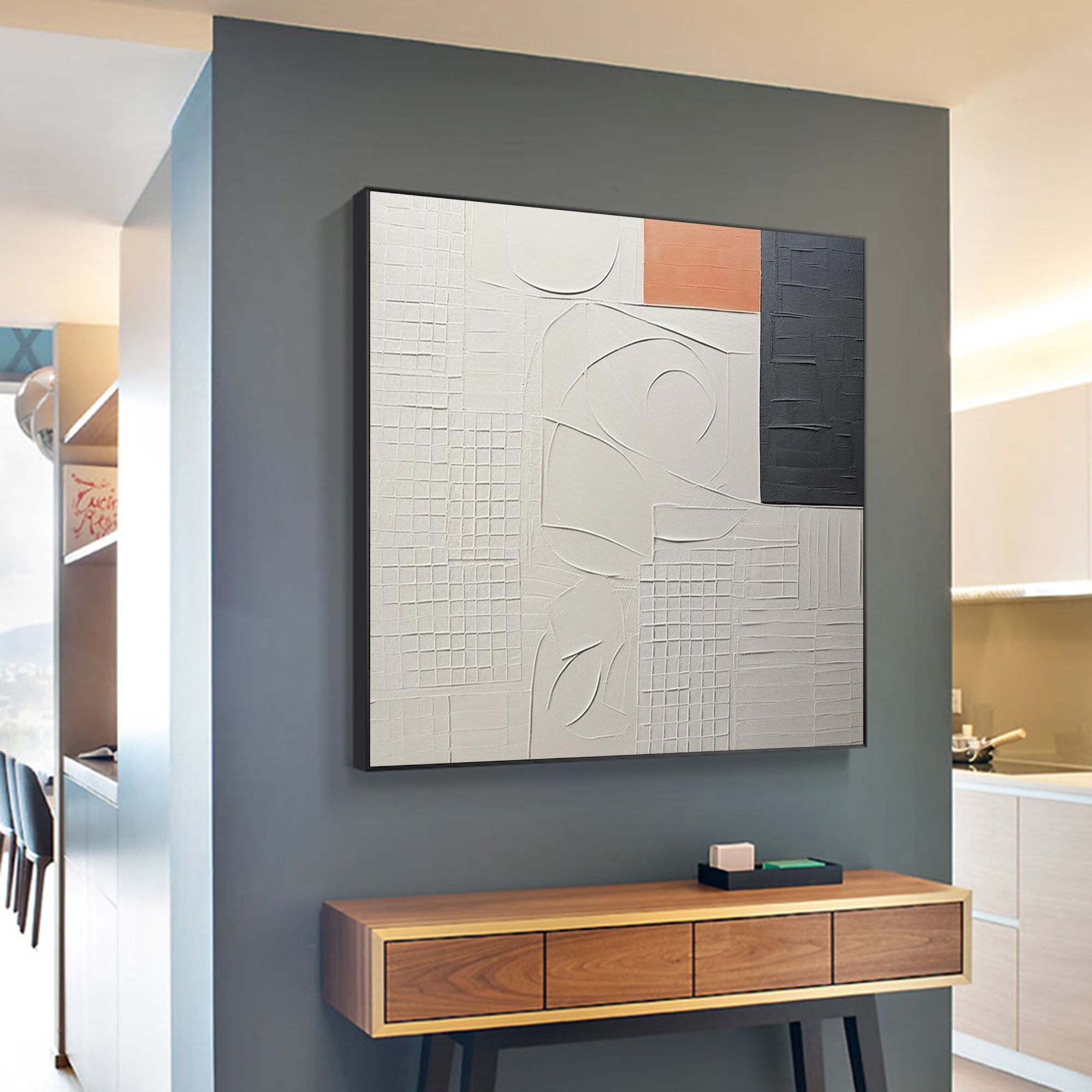 Plaster Art Texture Painting SG249 - Neutralighting