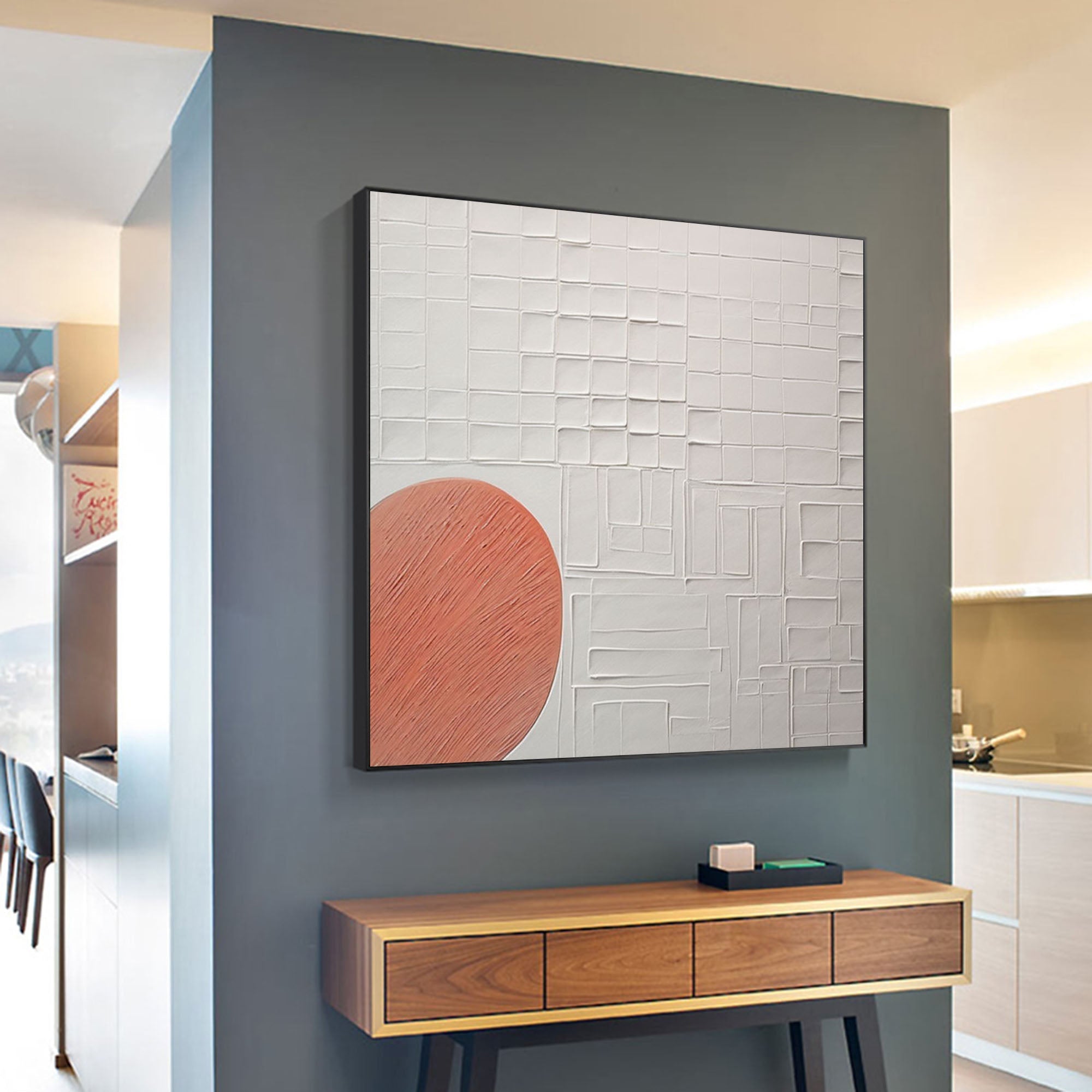 Plaster Art Texture Painting SG248 - Neutralighting