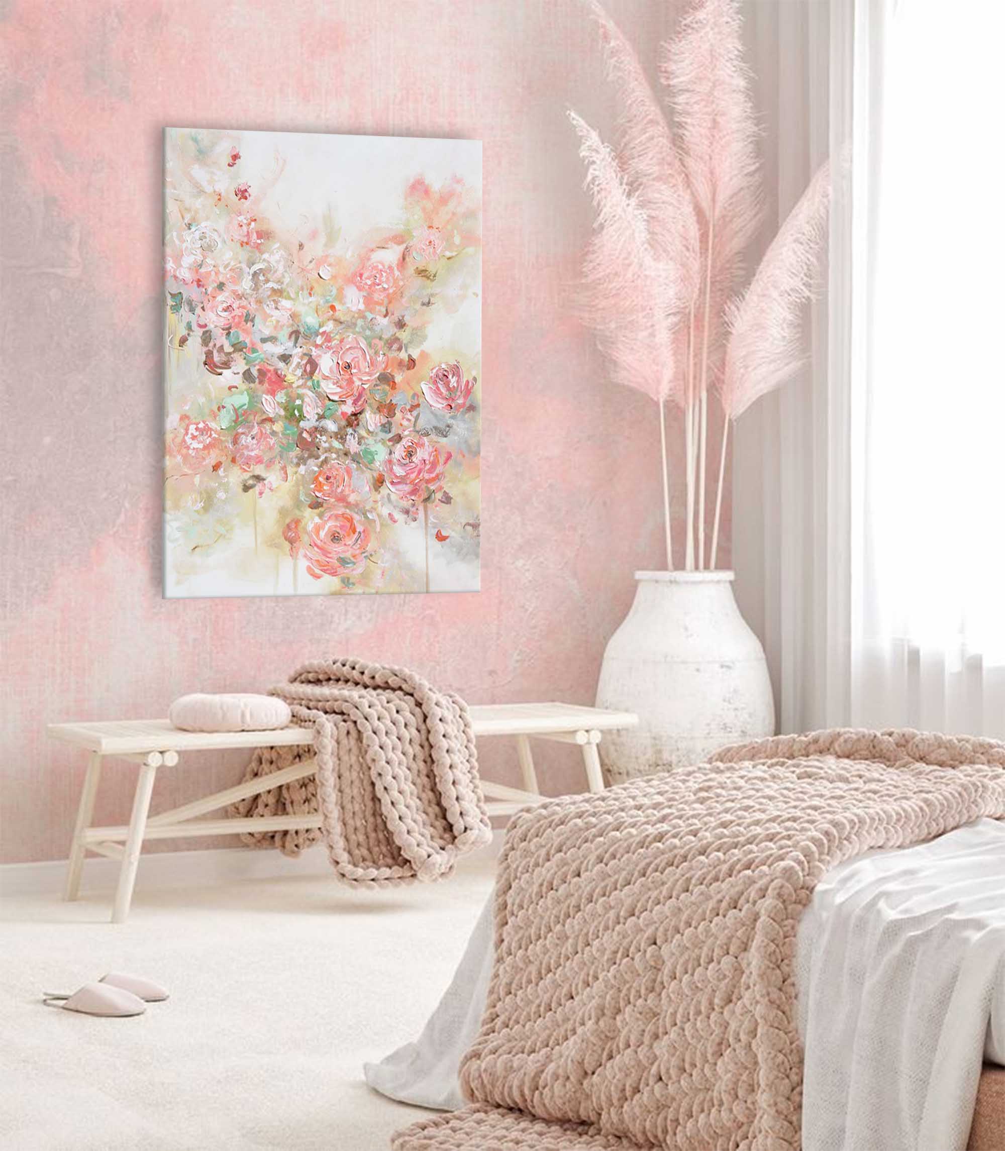 Wall Art Abstract Luxury Botanical Romantic